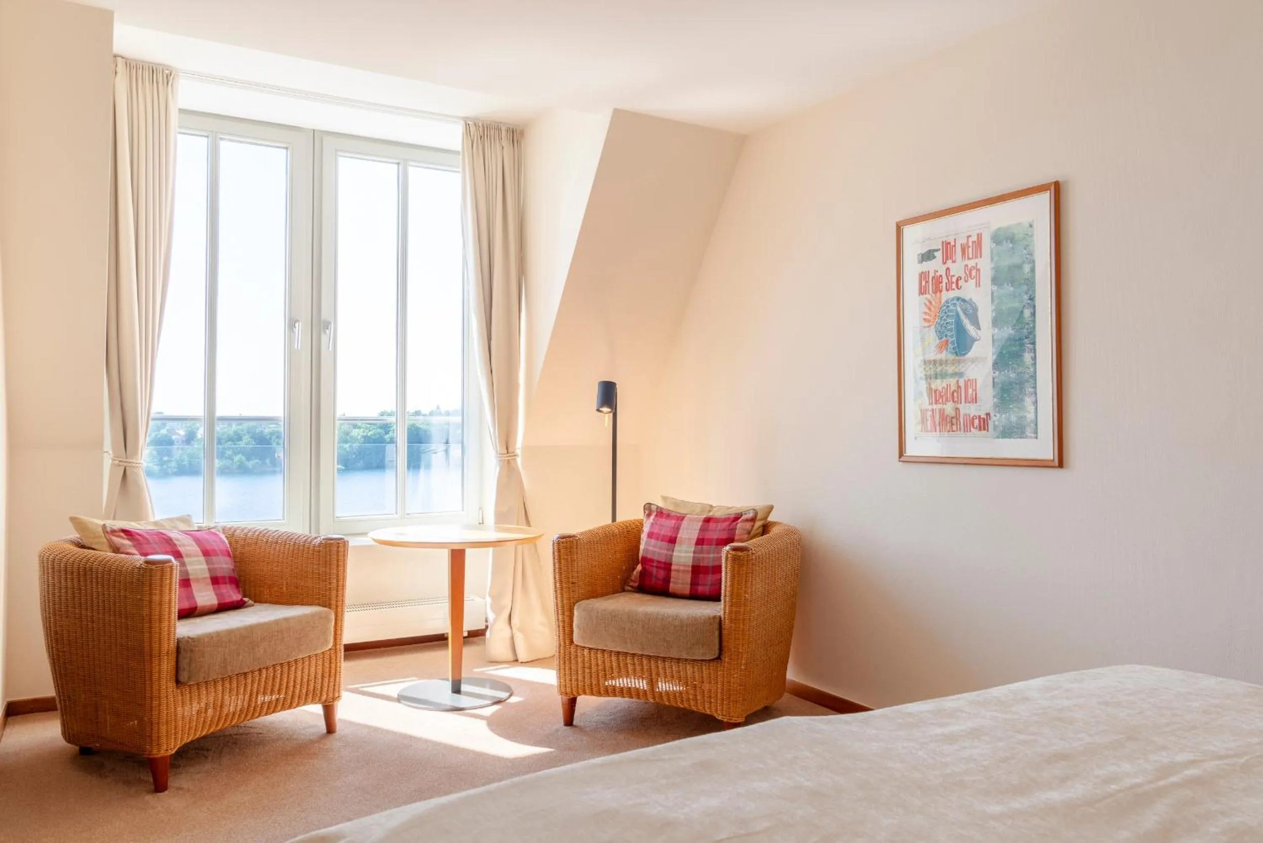 Photo of the whole room, Bed in Hotel Speicher am Ziegelsee