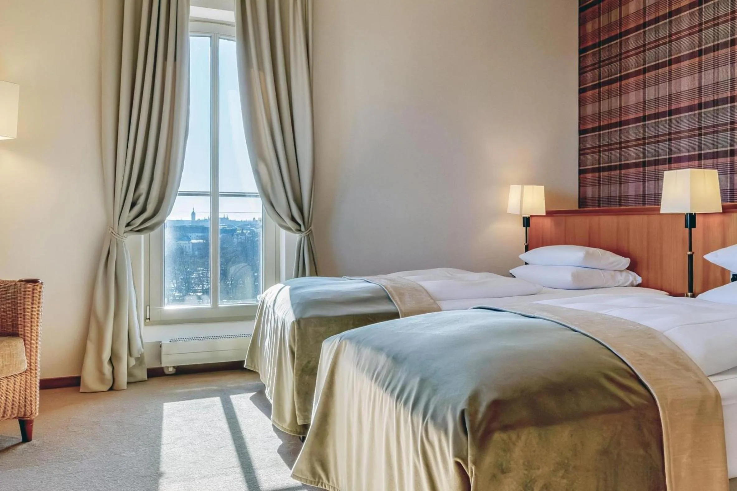 Bed in Hotel Speicher am Ziegelsee