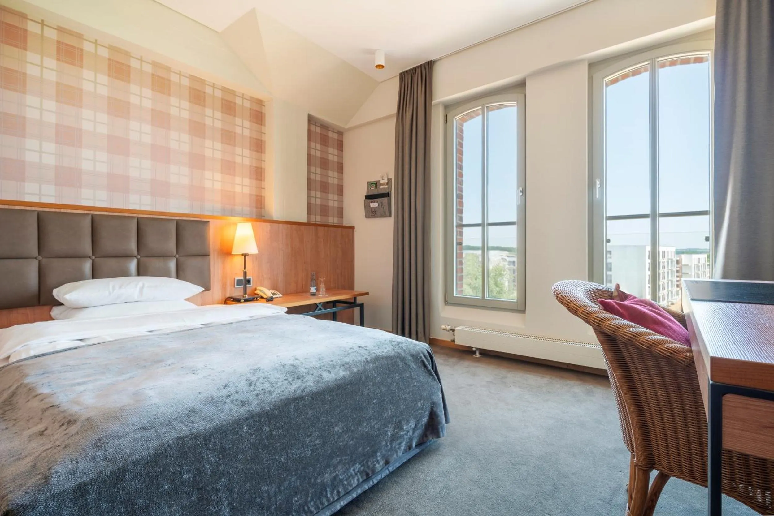 Bed in Hotel Speicher am Ziegelsee