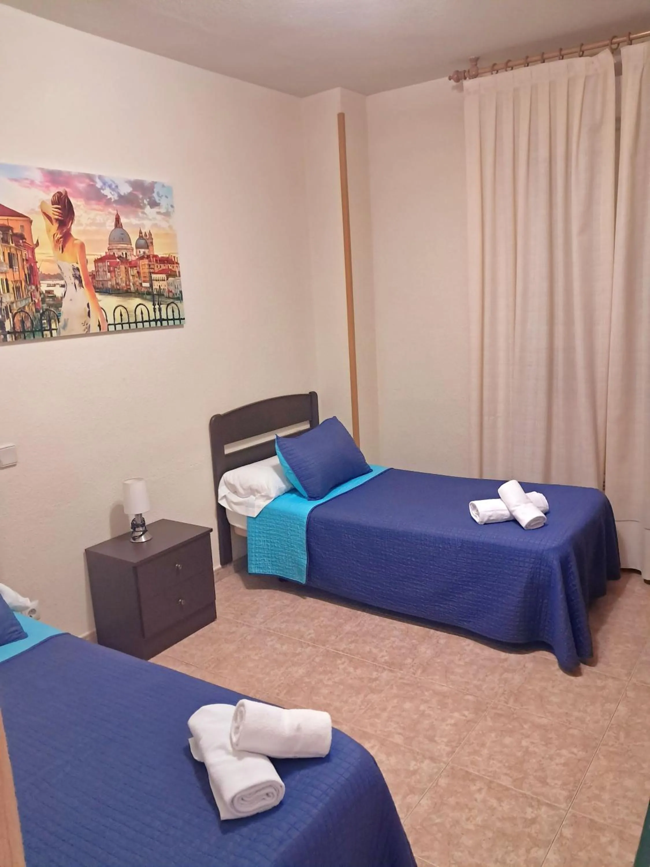 Twin Room with Private Bathroom in Hostal Doña María