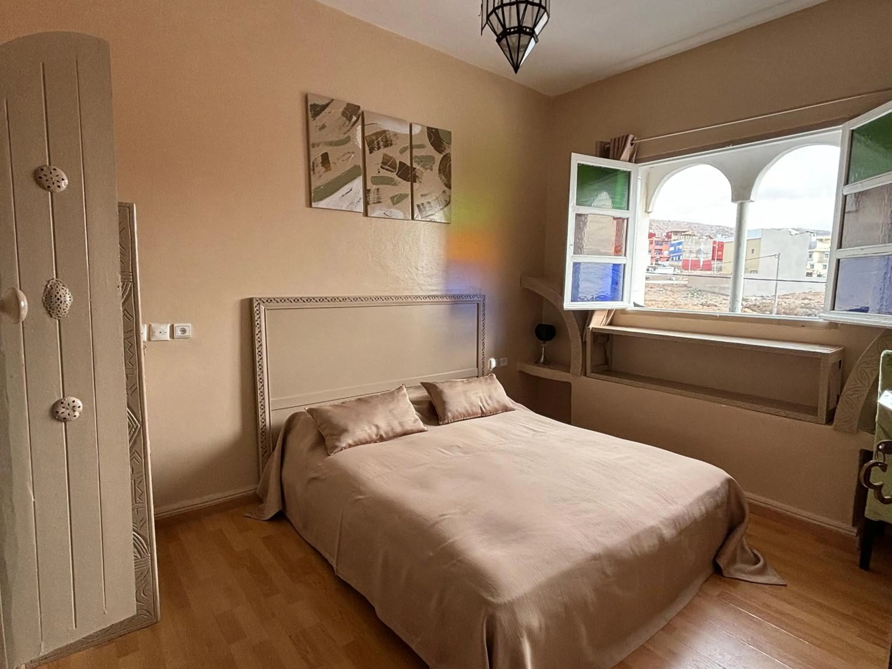 Bed in Riad Dar Naima Imsouane