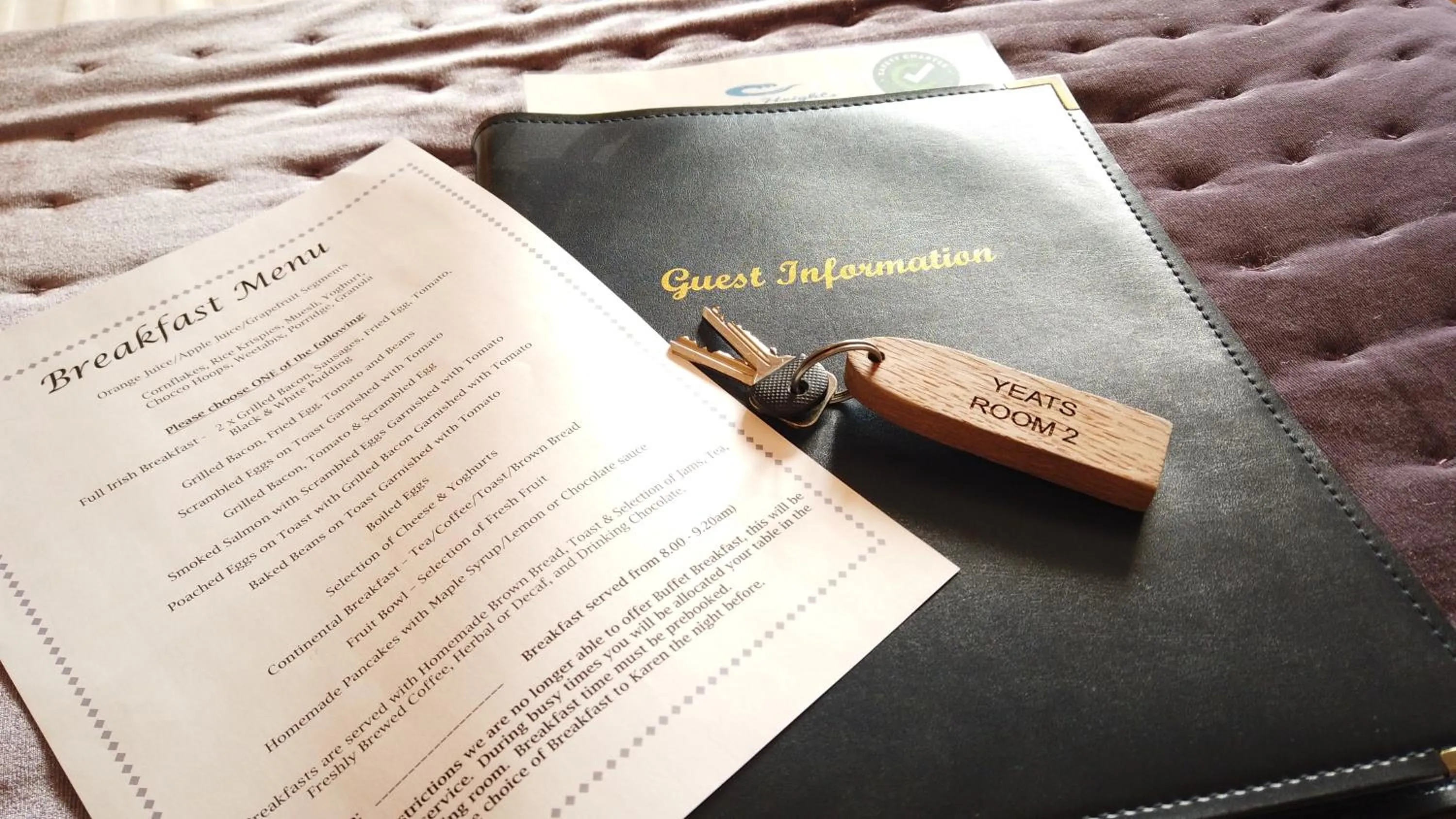 English/Irish breakfast in Ocean Heights B&B