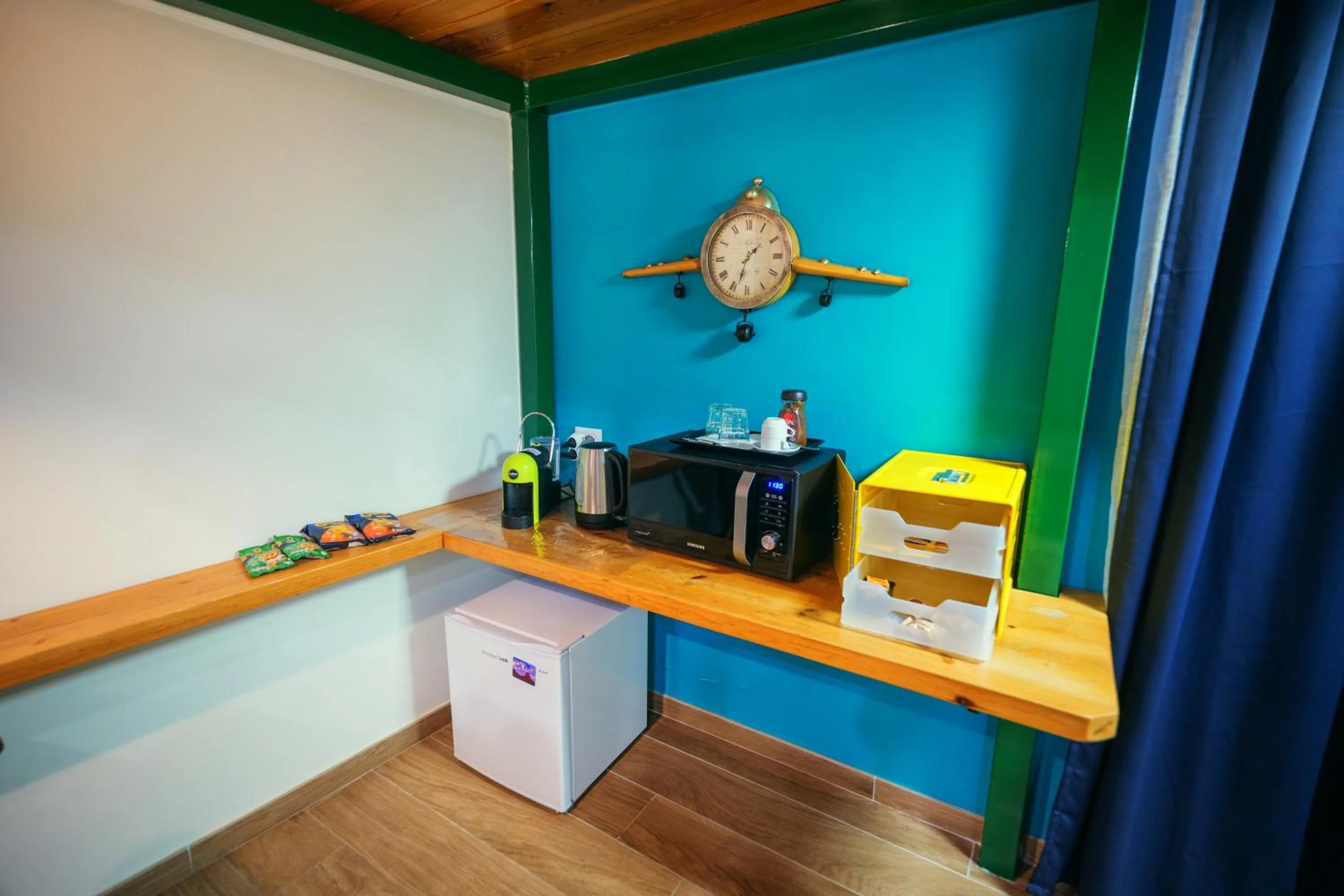 minibar in Terminal 1 Guest House