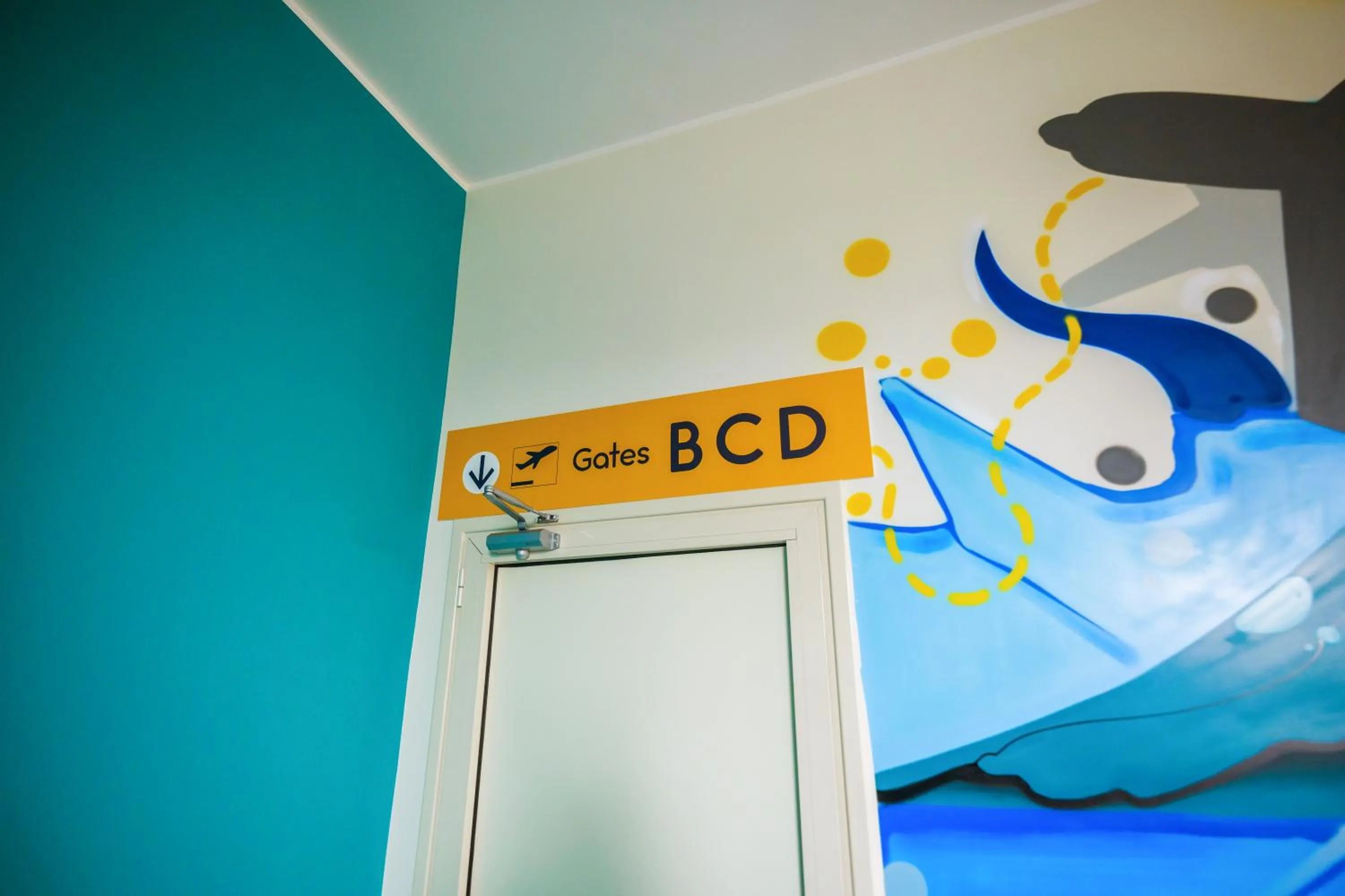 Logo/Certificate/Sign in Terminal 1 Guest House