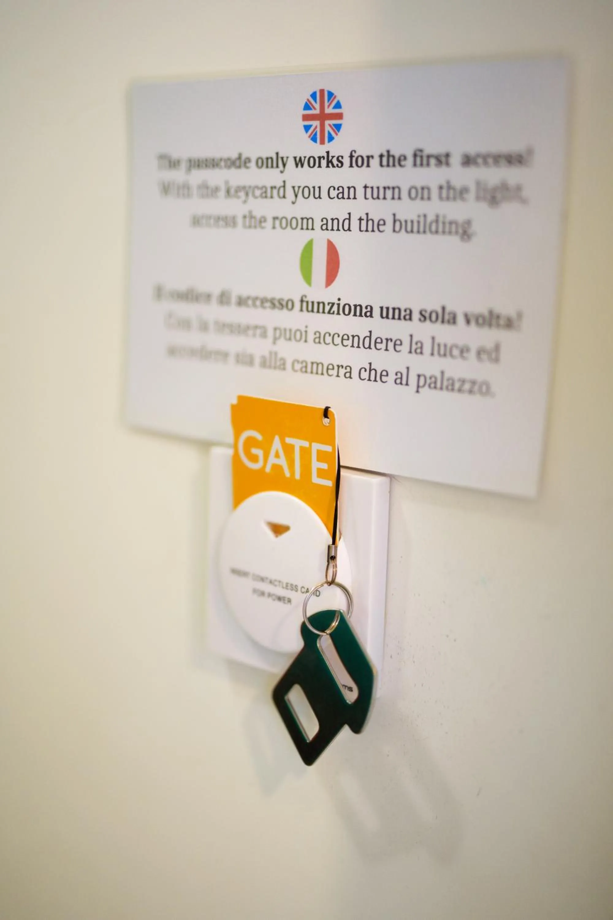 Decorative detail in Terminal 1 Guest House