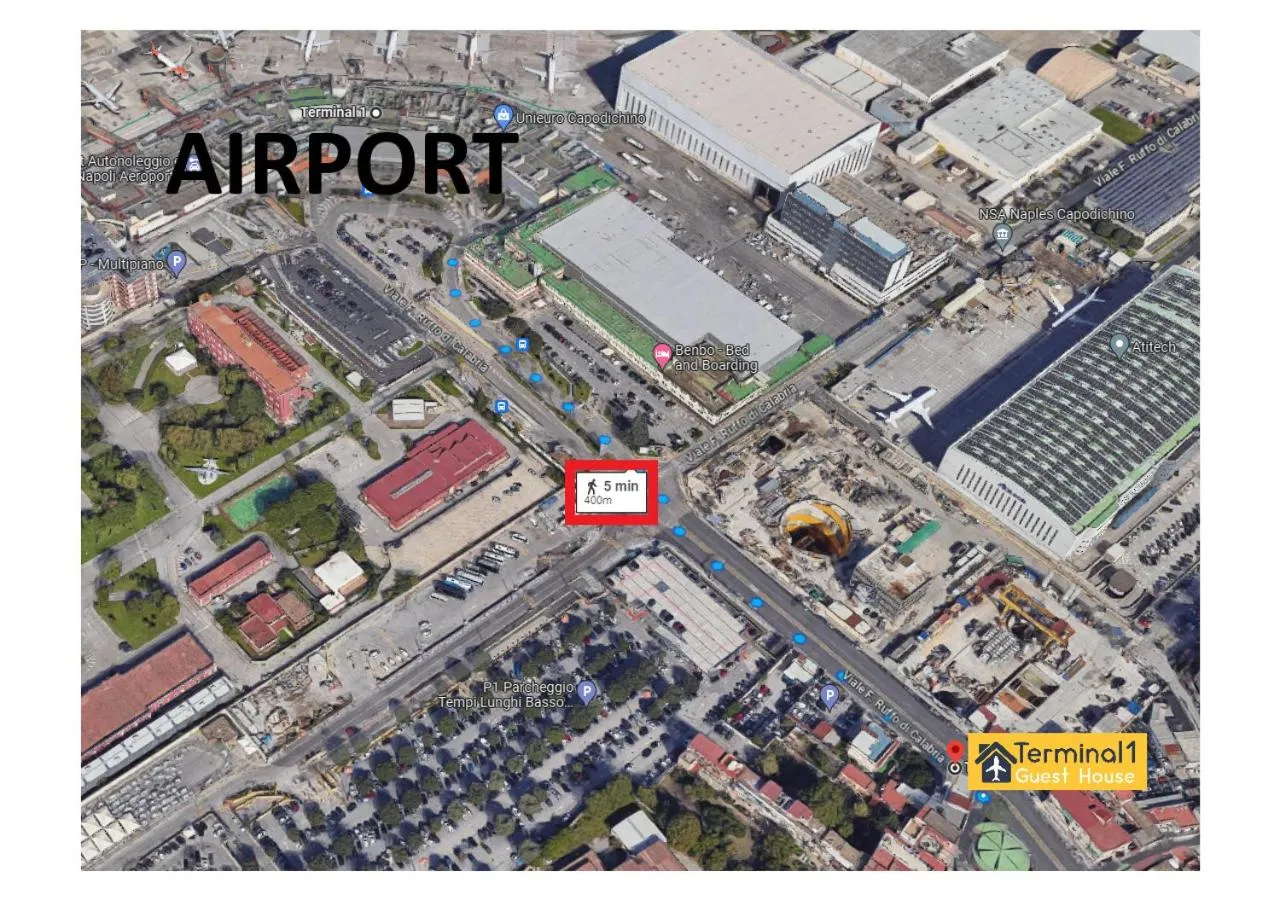 Bird's eye view in Terminal 1 Guest House