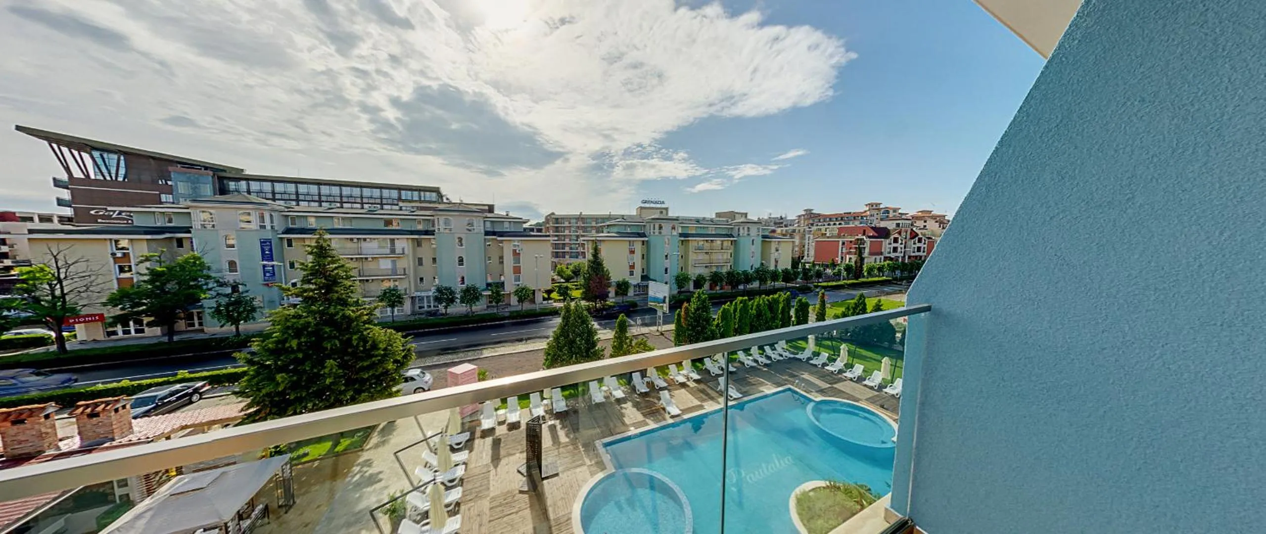 Balcony/Terrace in Hotel Pautalia