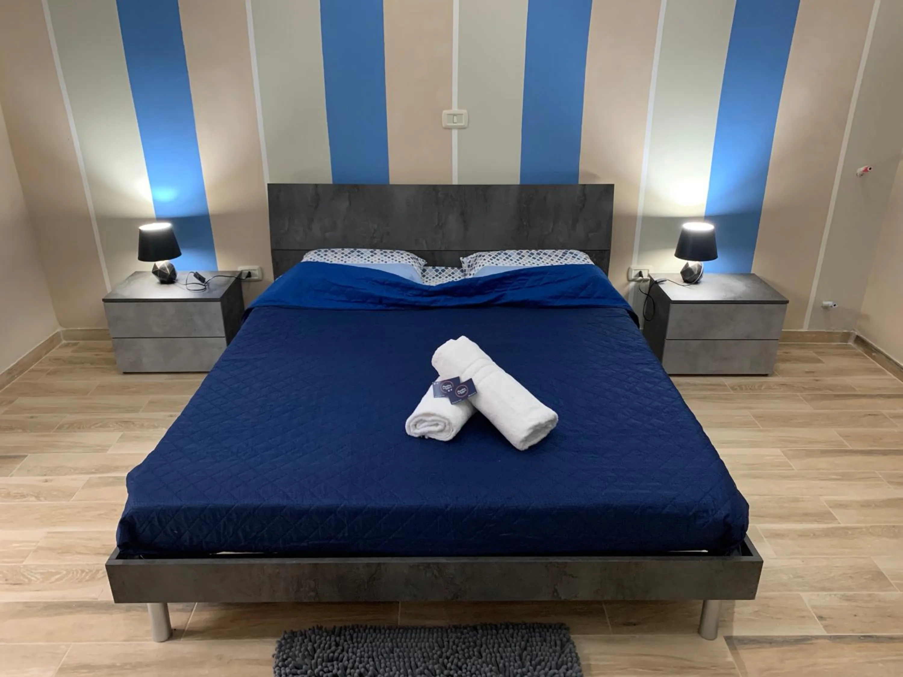 Bed in B&B Poseidone