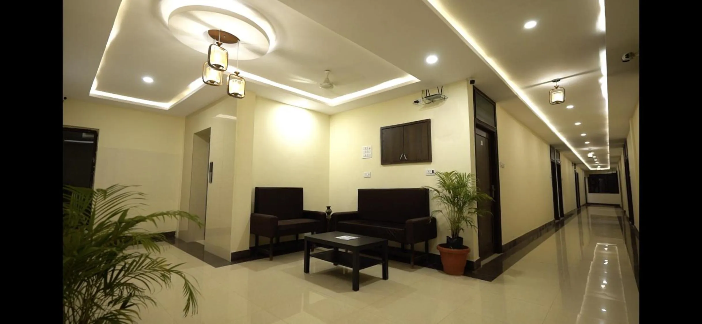 Seating area in New Hotel Suhail