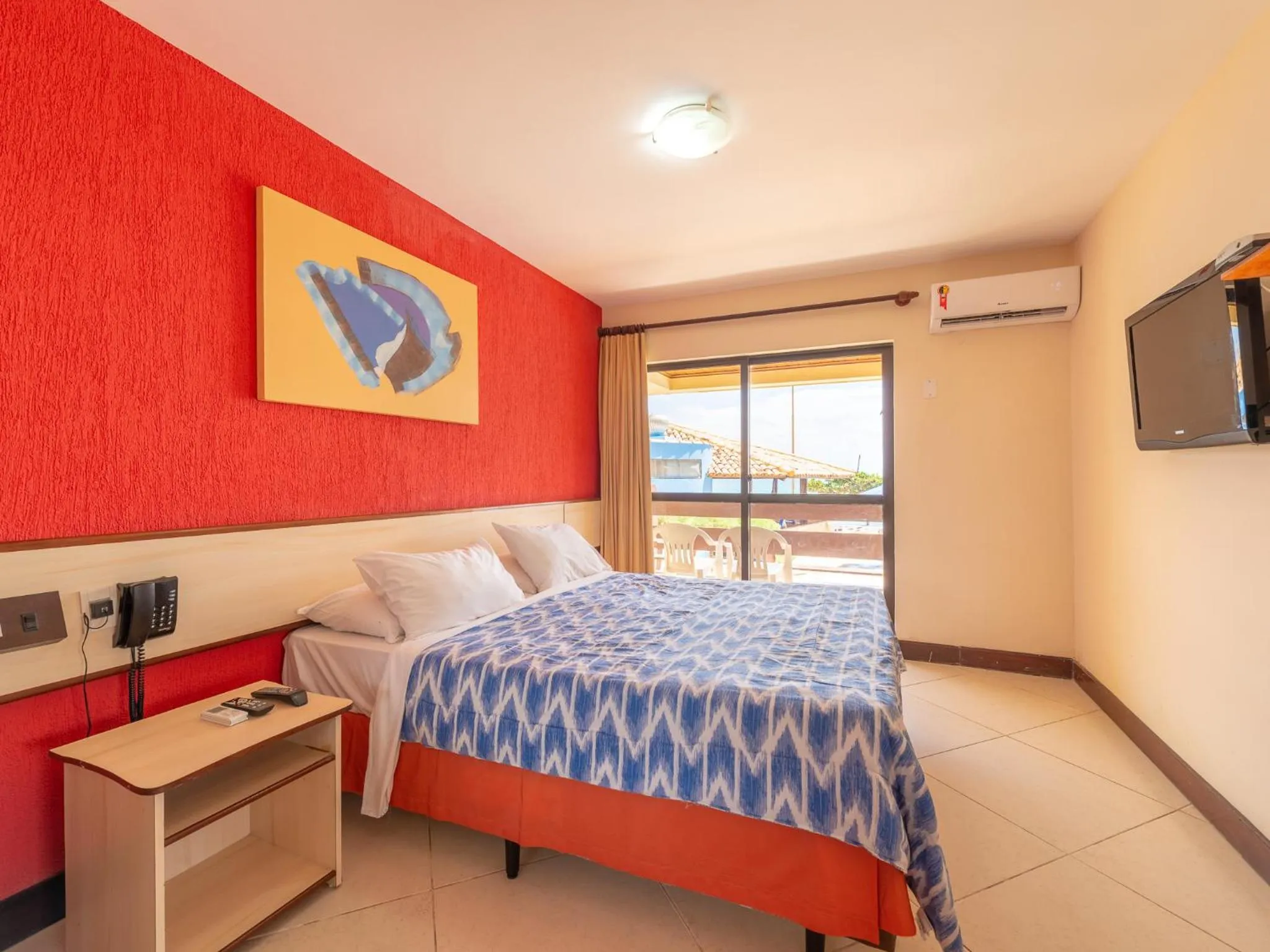 Bed in Happy Hotel Praia Azul