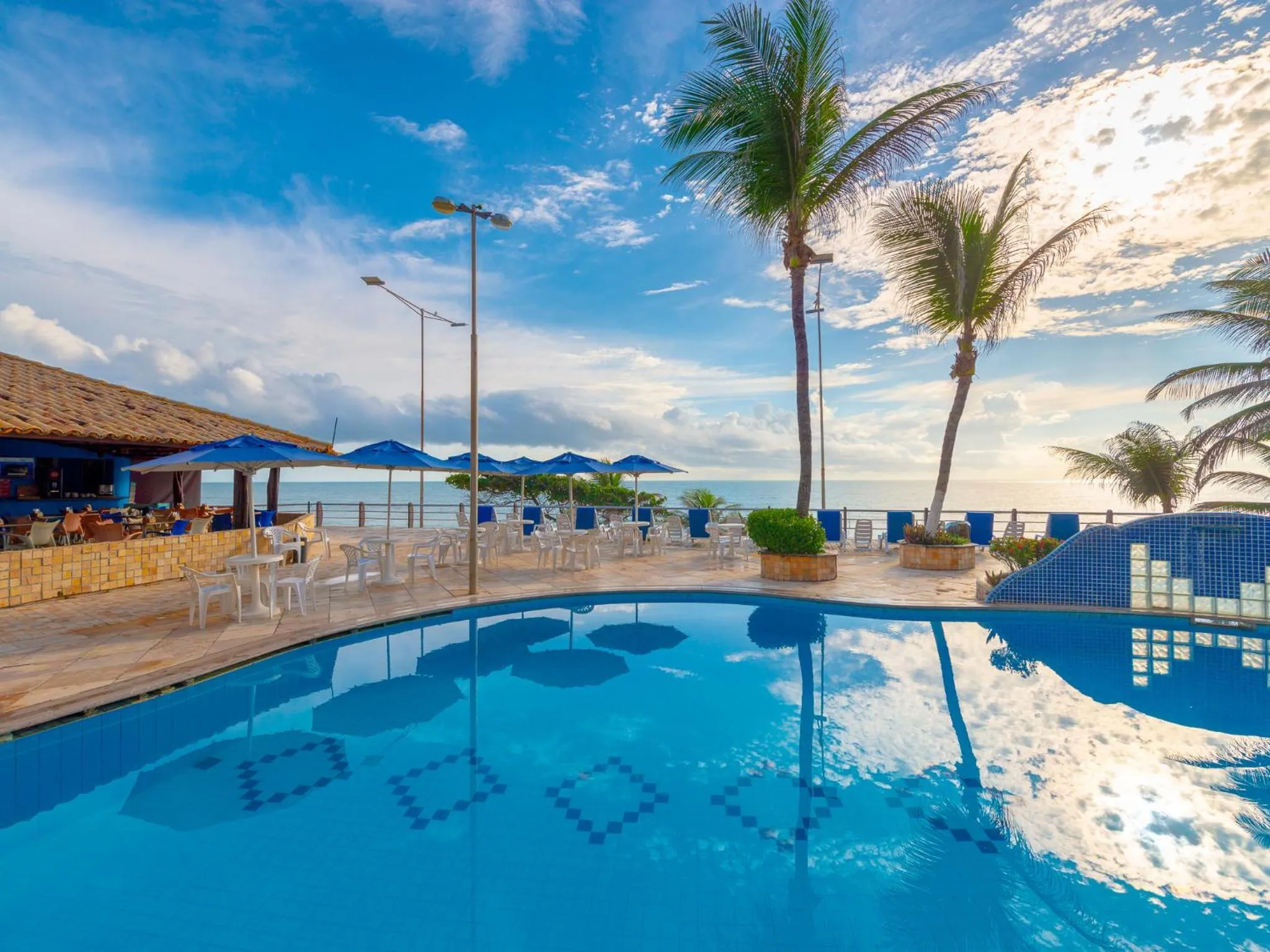 Swimming pool in Happy Hotel Praia Azul