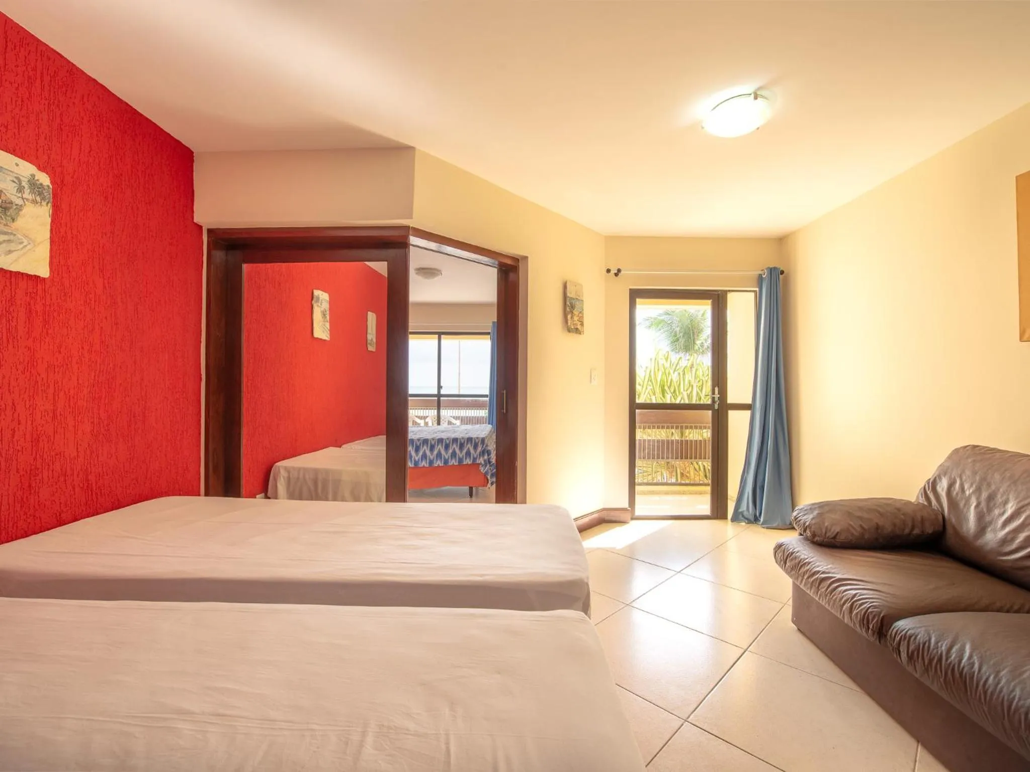 Bed in Happy Hotel Praia Azul