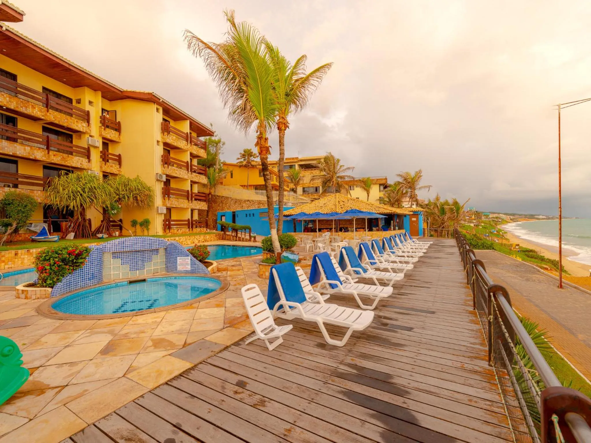 Pool view in Happy Hotel Praia Azul