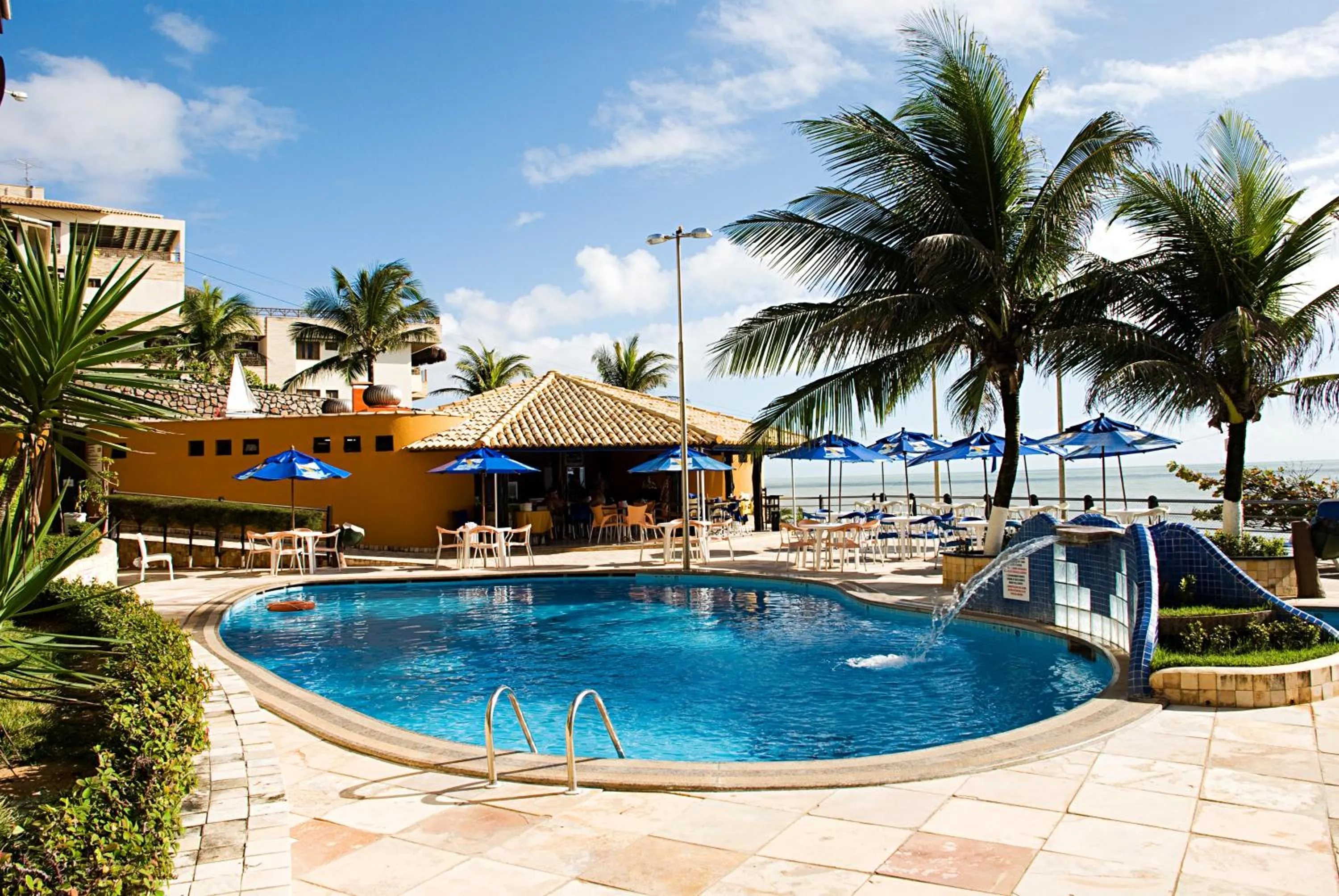 Swimming pool in Happy Hotel Praia Azul