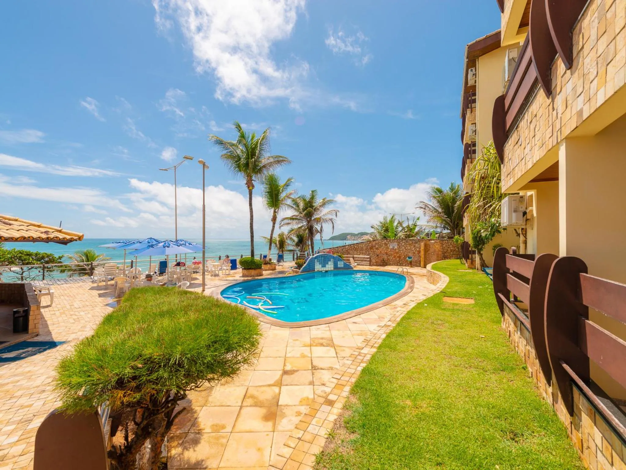 Swimming pool in Happy Hotel Praia Azul