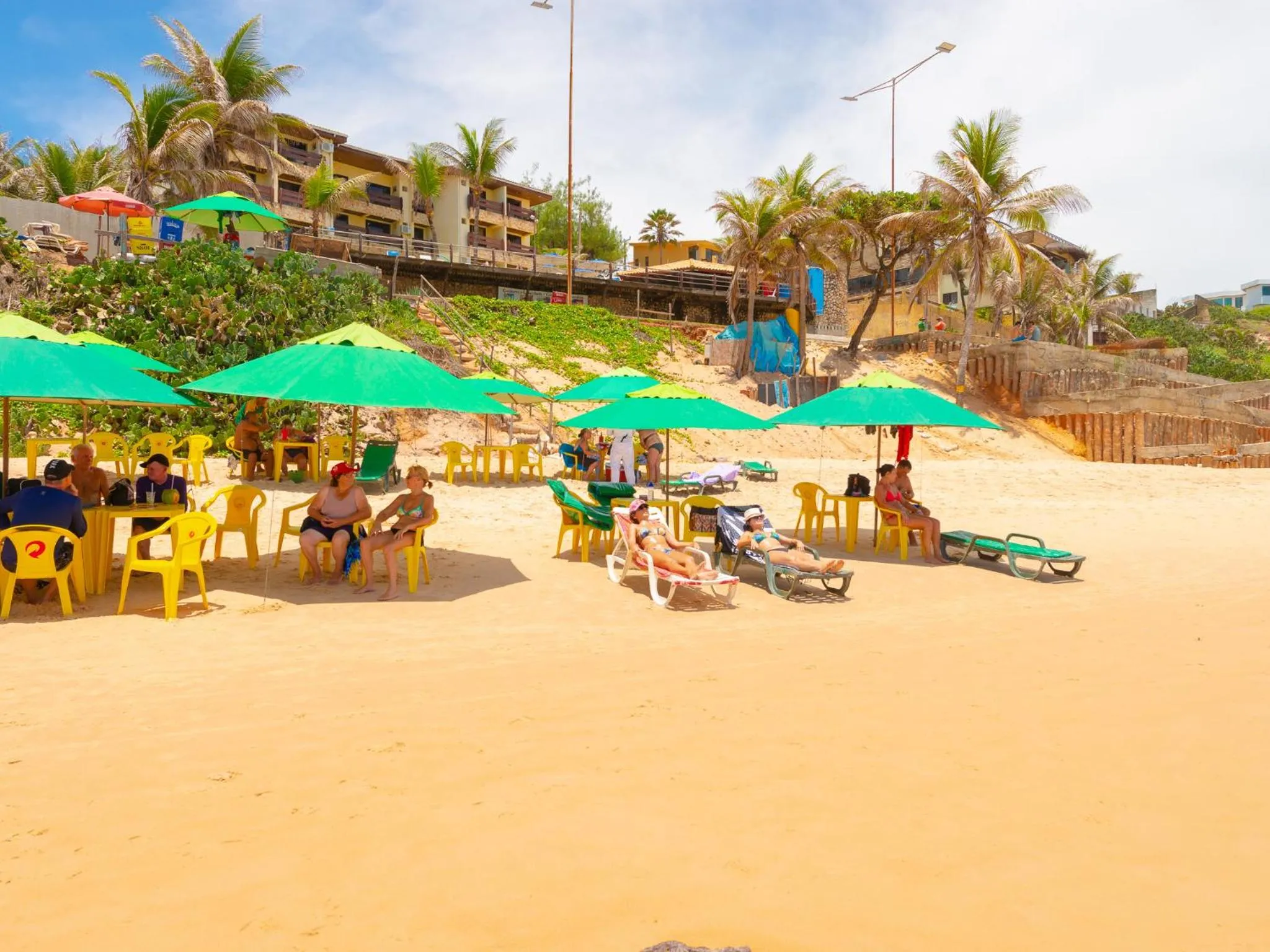 Beach in Happy Hotel Praia Azul