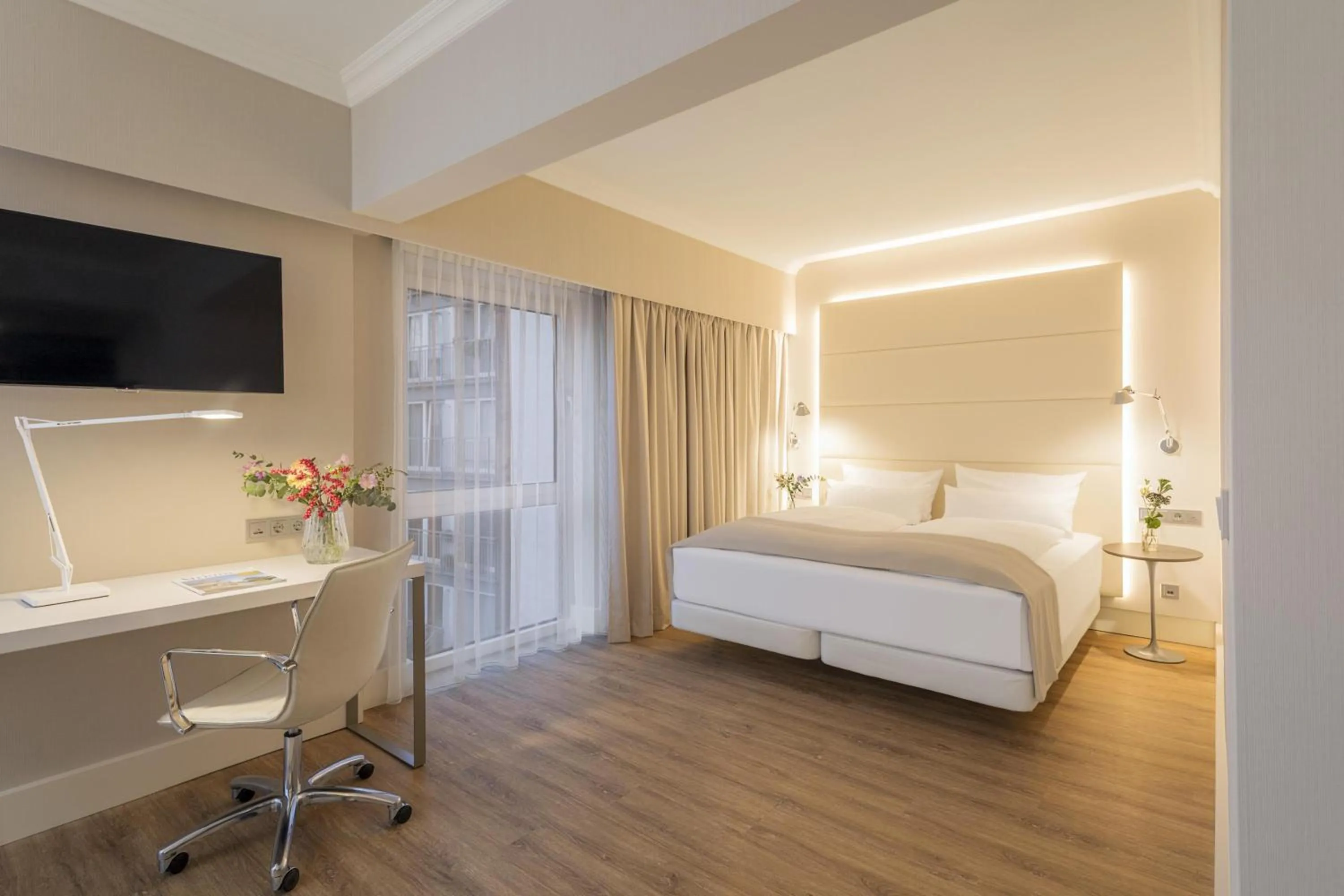 Bedroom, Bed in NH Hamburg Mitte