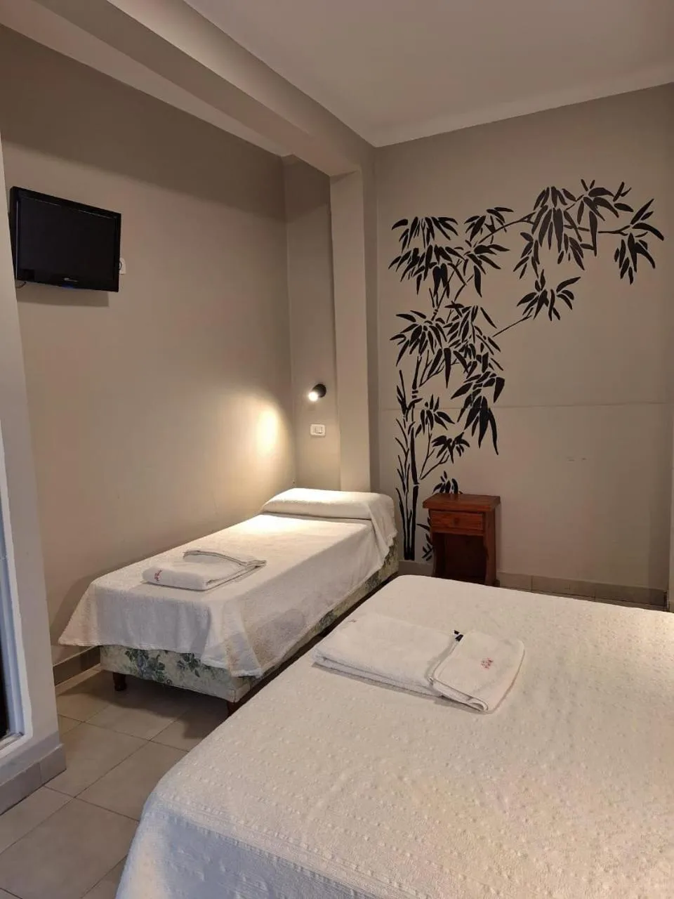 Bed in Hotel Marilian II