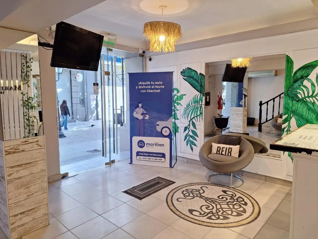 Lobby or reception in Hotel Marilian II