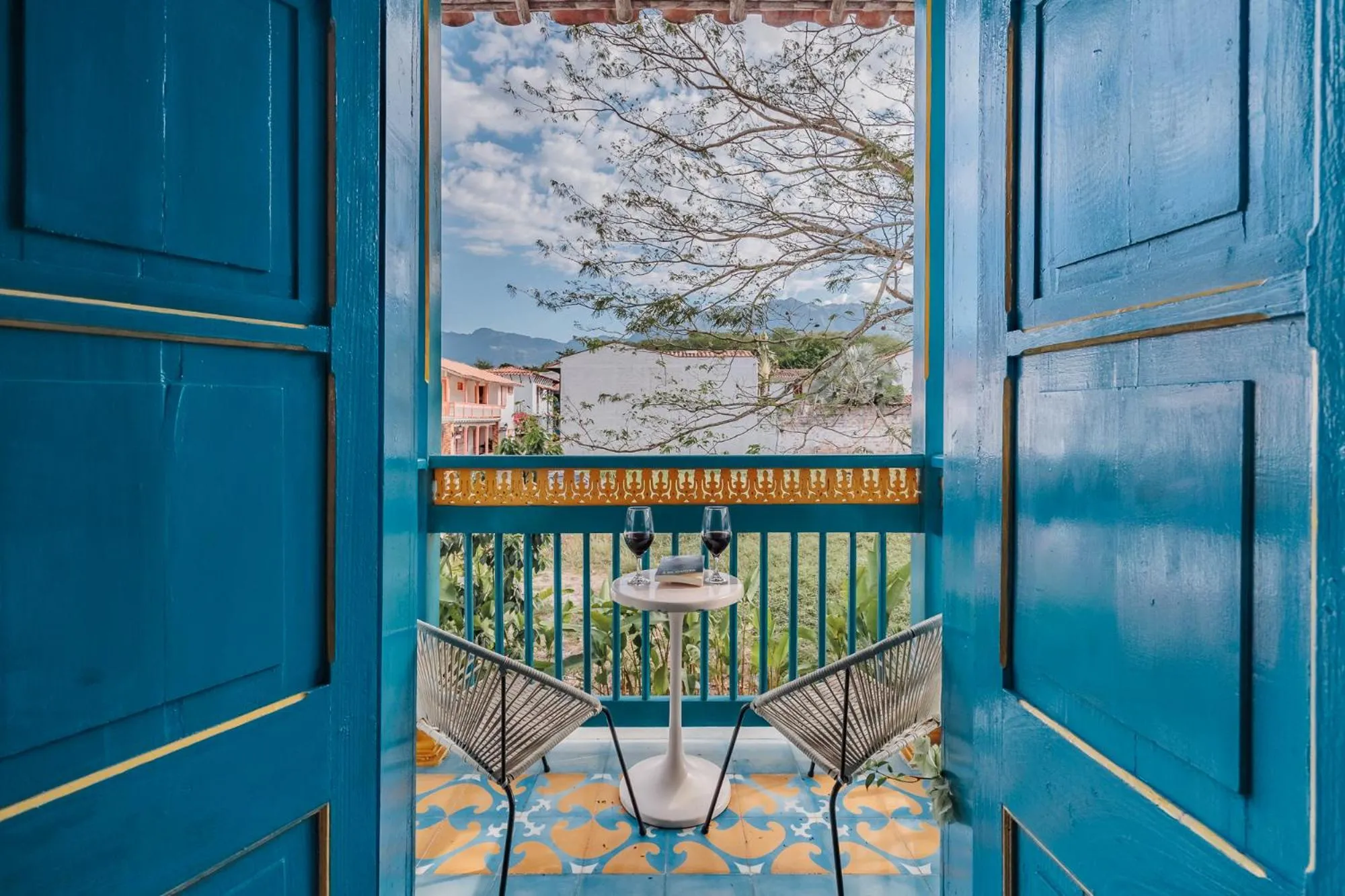 Balcony/Terrace in Hotel Boutique Fundadores en Cauca Viejo