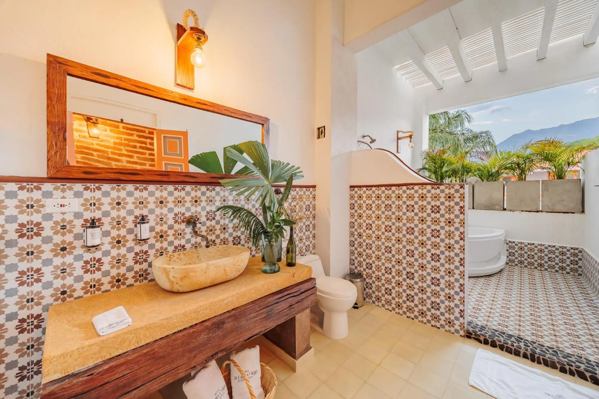 Bathroom in Hotel Boutique Fundadores en Cauca Viejo