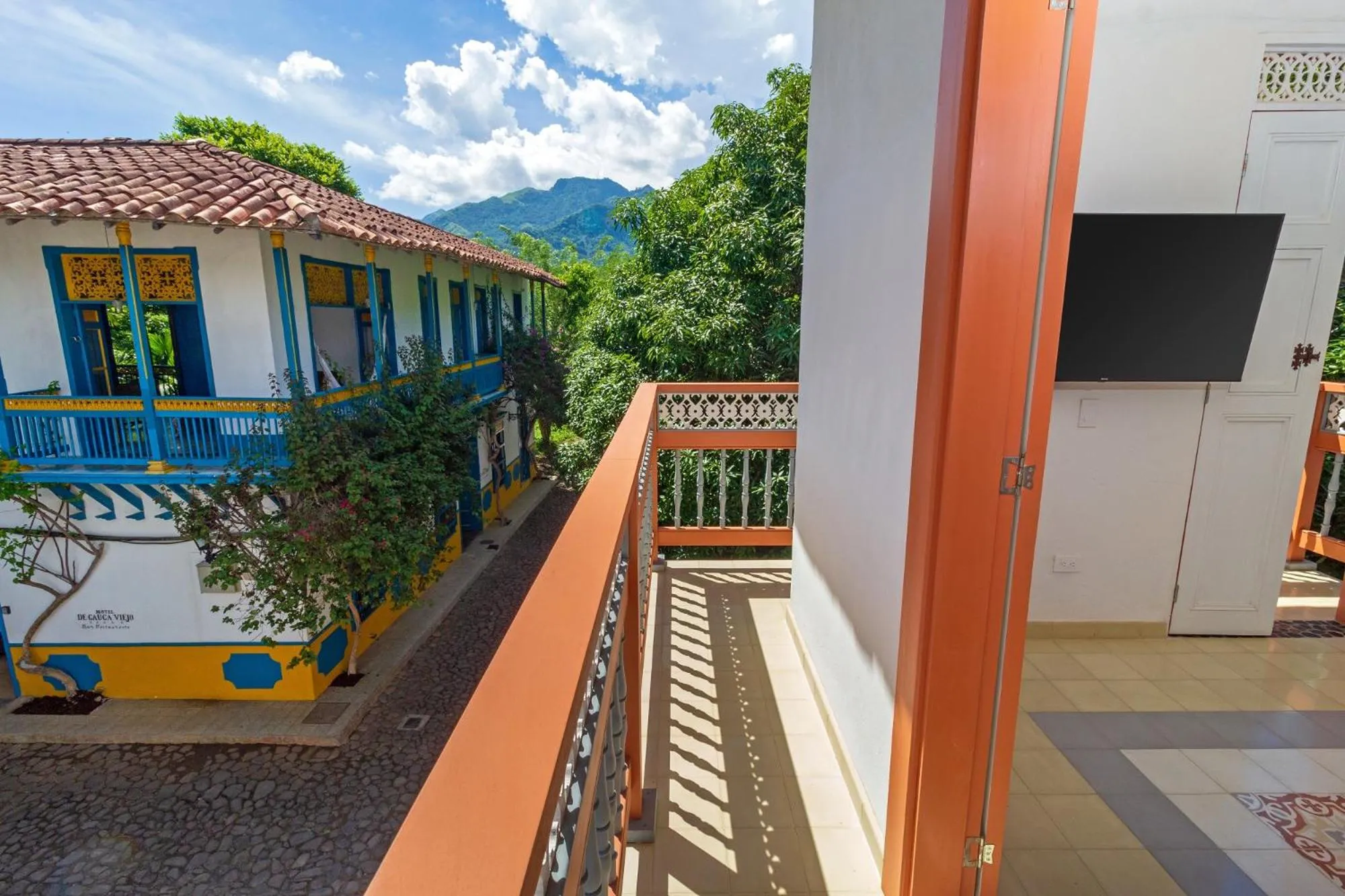 Balcony/Terrace in Hotel Boutique Fundadores en Cauca Viejo