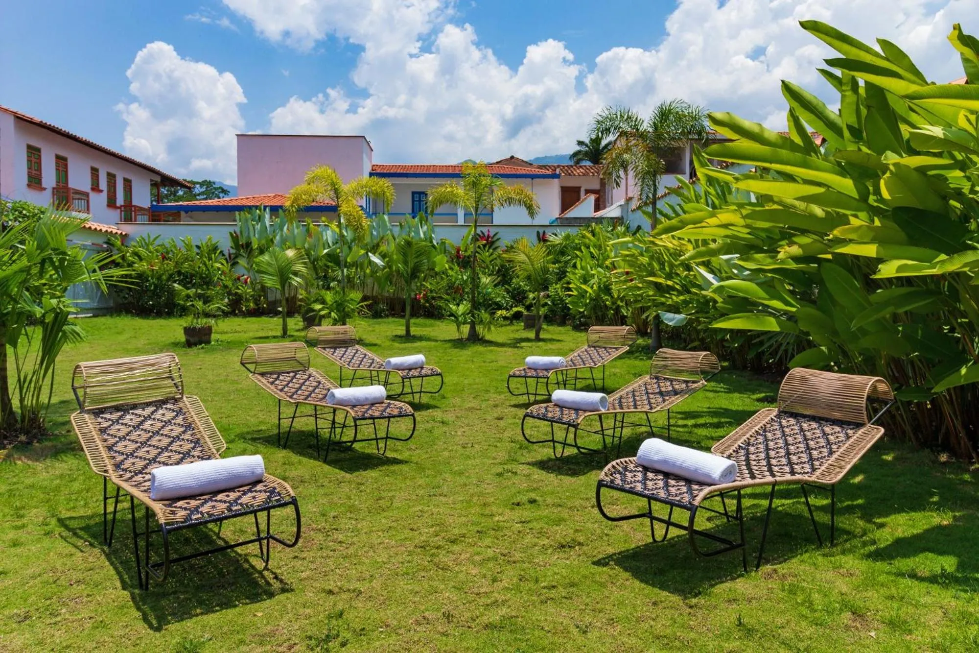 Garden in Hotel Boutique Fundadores en Cauca Viejo
