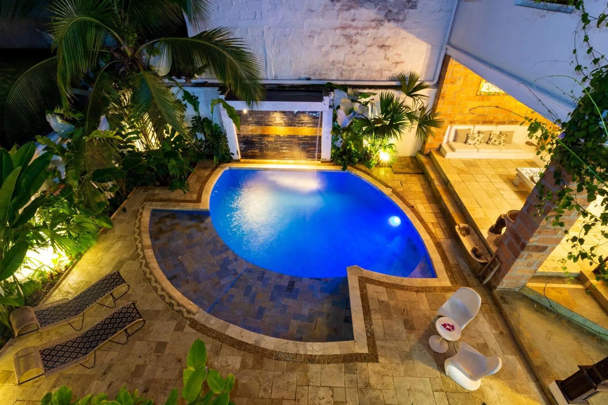 Swimming pool in Hotel Boutique Fundadores en Cauca Viejo
