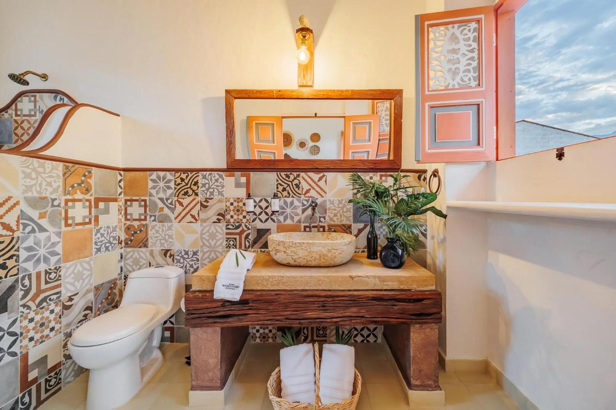 Bathroom in Hotel Boutique Fundadores en Cauca Viejo