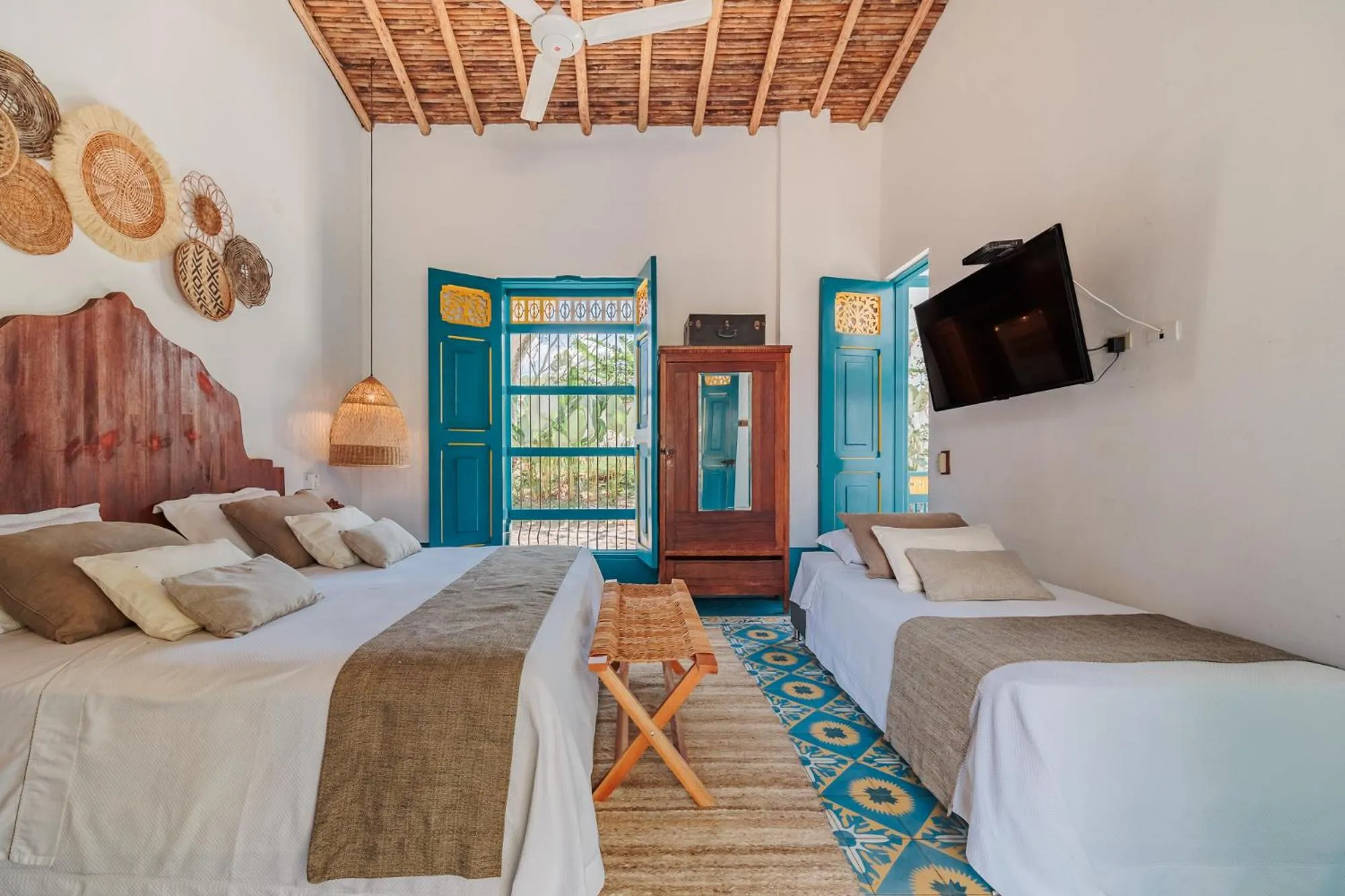 Bed in Hotel Boutique Fundadores en Cauca Viejo