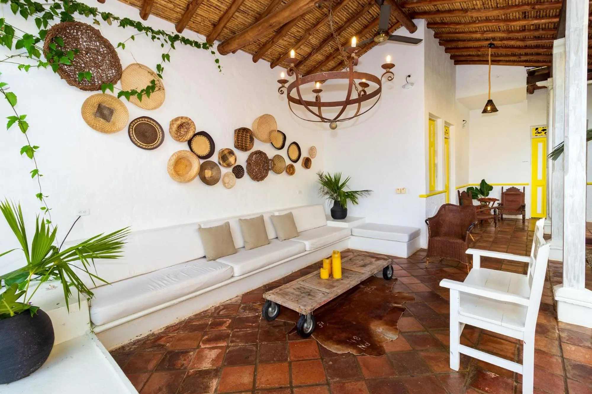 Seating area in Hotel Boutique Fundadores en Cauca Viejo