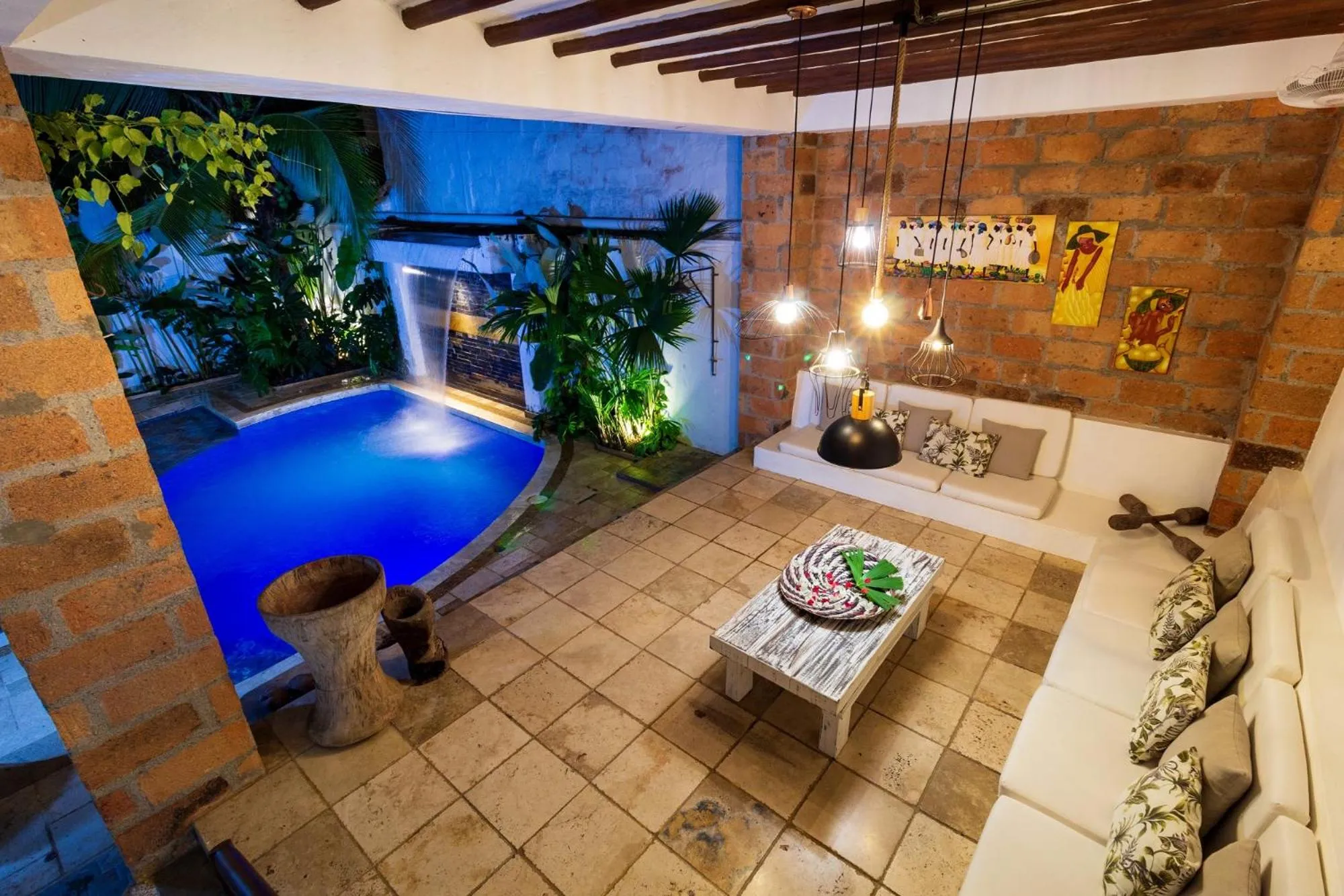 Swimming pool in Hotel Boutique Fundadores en Cauca Viejo