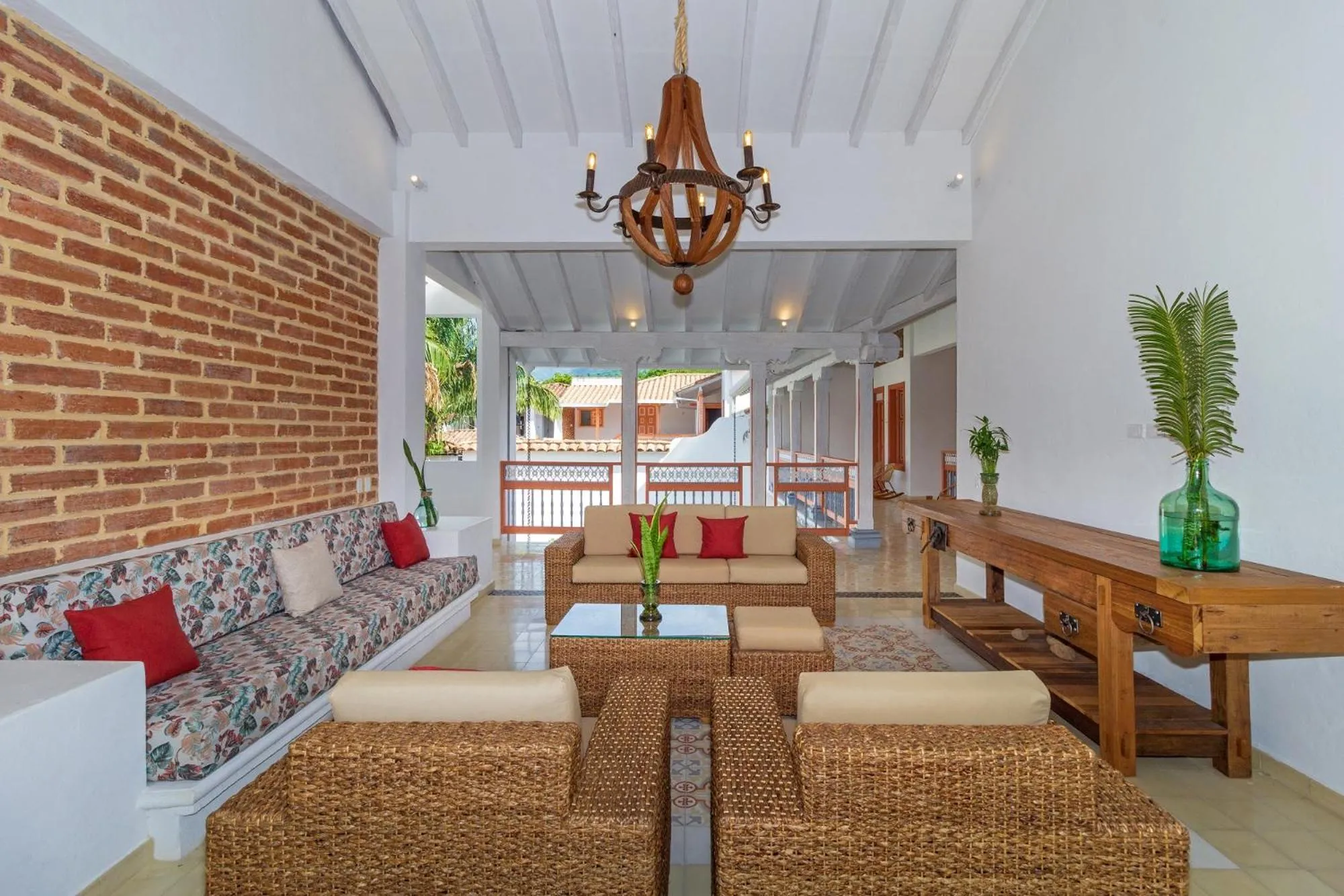 Seating area in Hotel Boutique Fundadores en Cauca Viejo