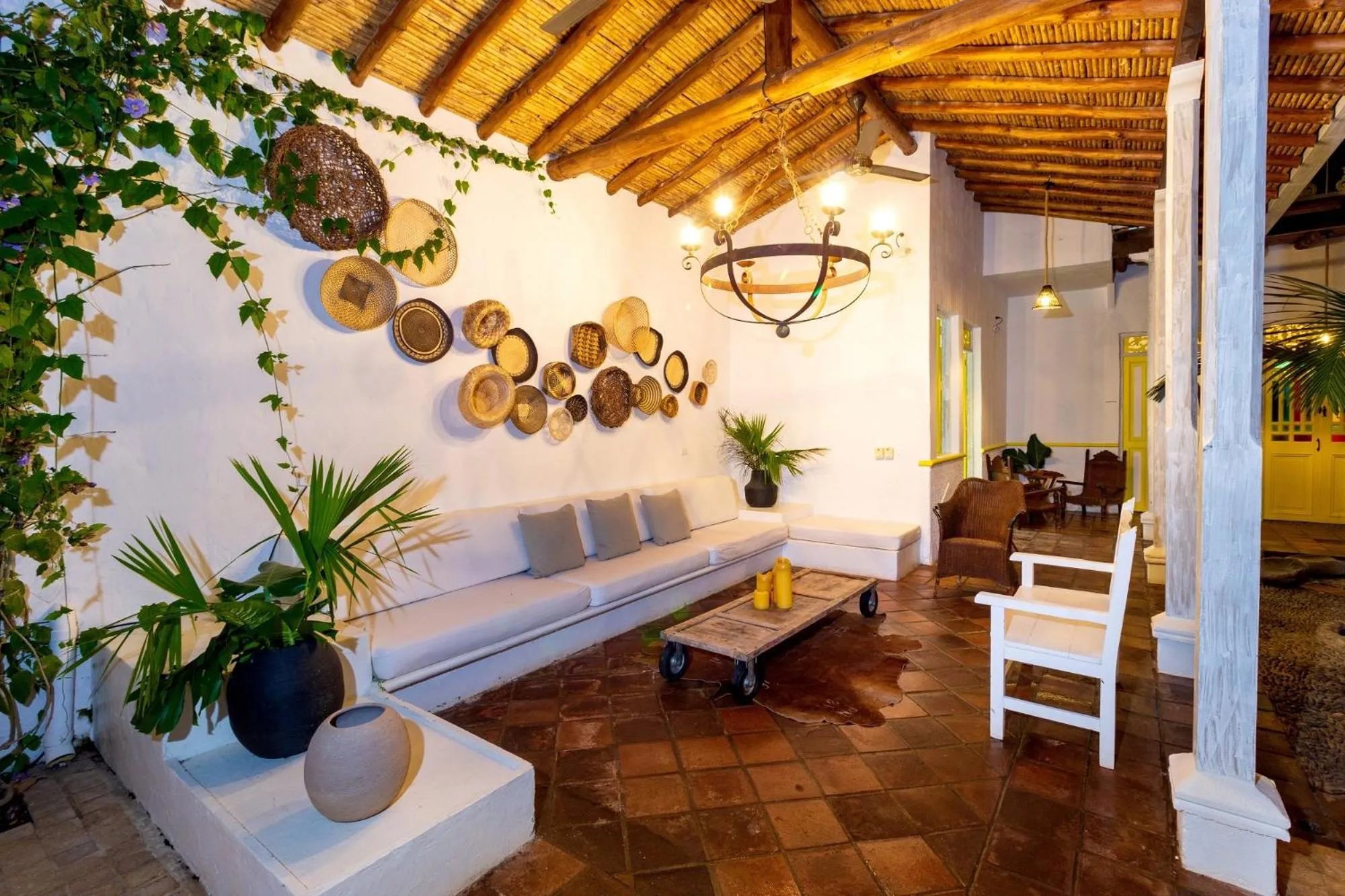 Seating area in Hotel Boutique Fundadores en Cauca Viejo