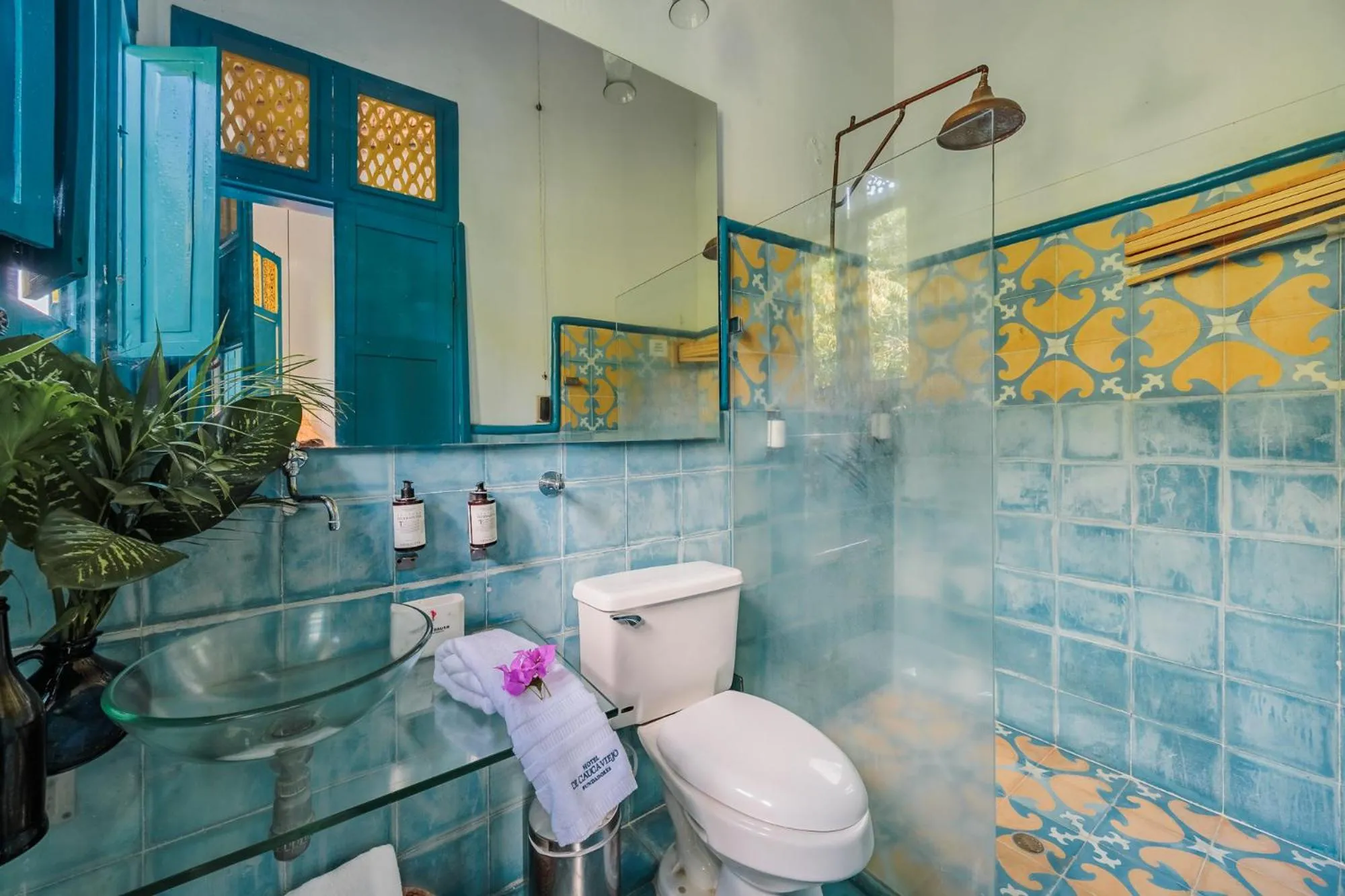 Bathroom in Hotel Boutique Fundadores en Cauca Viejo