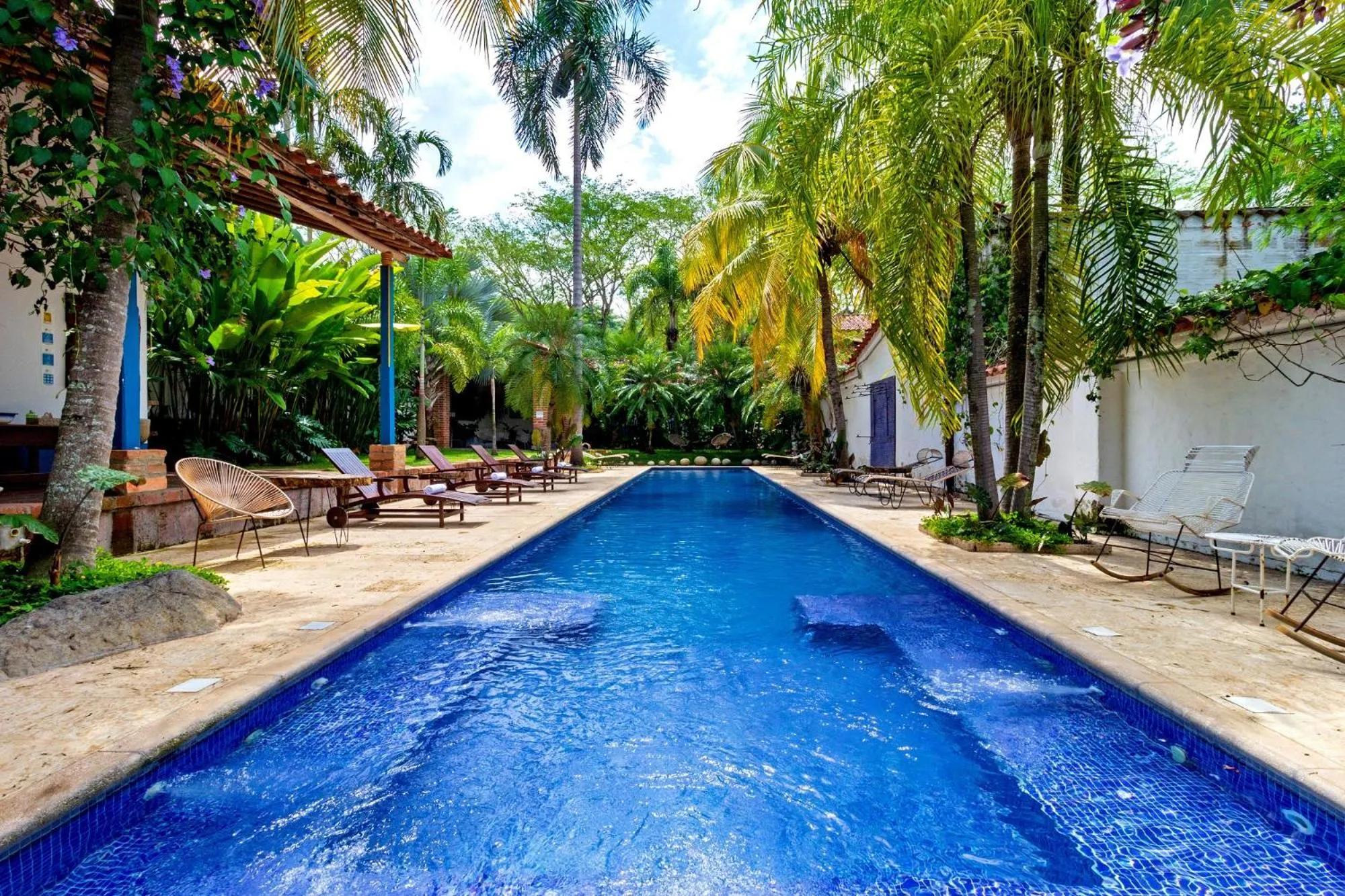 Swimming pool in Hotel Boutique Fundadores en Cauca Viejo