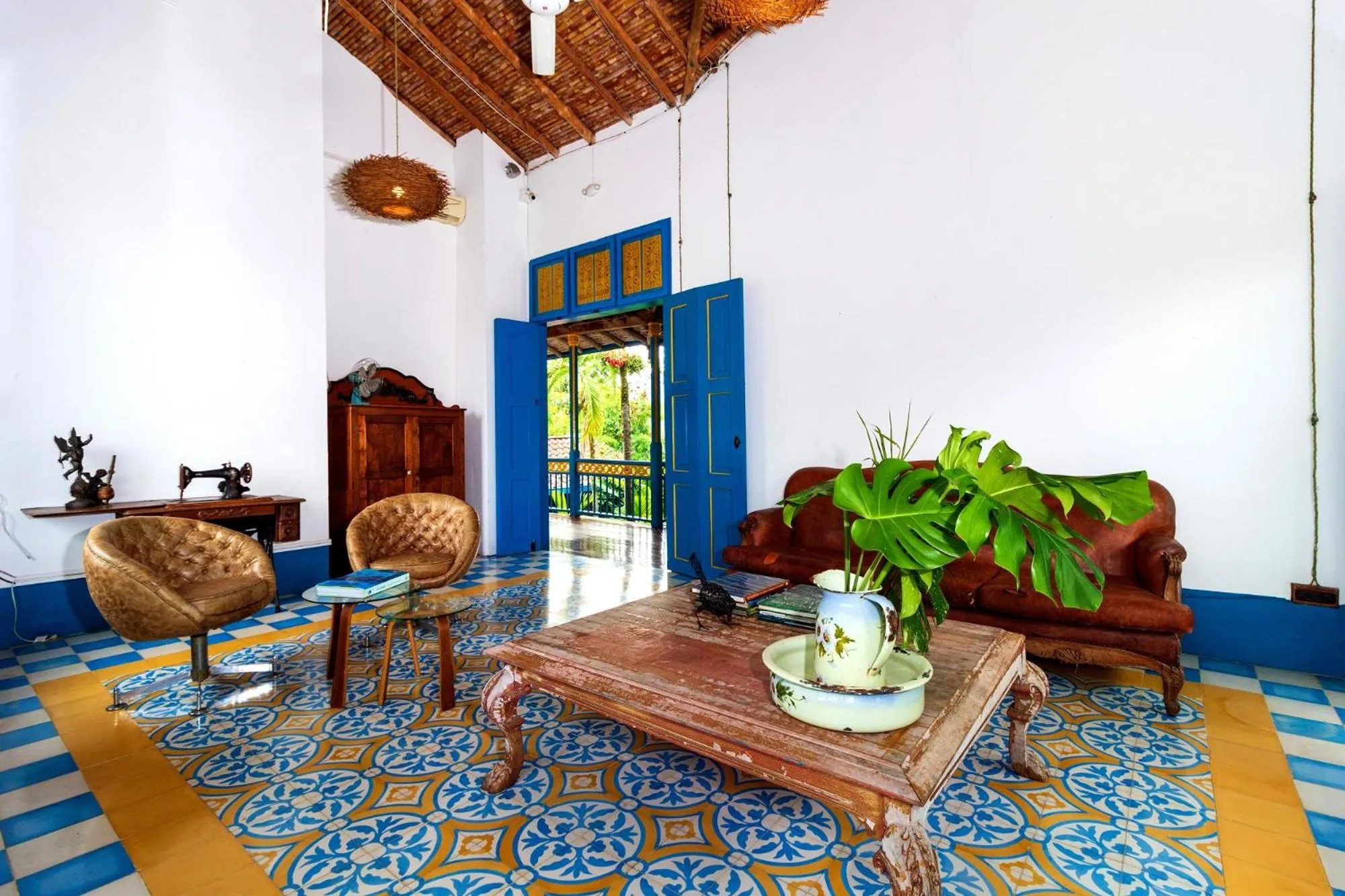 Seating area in Hotel Boutique Fundadores en Cauca Viejo