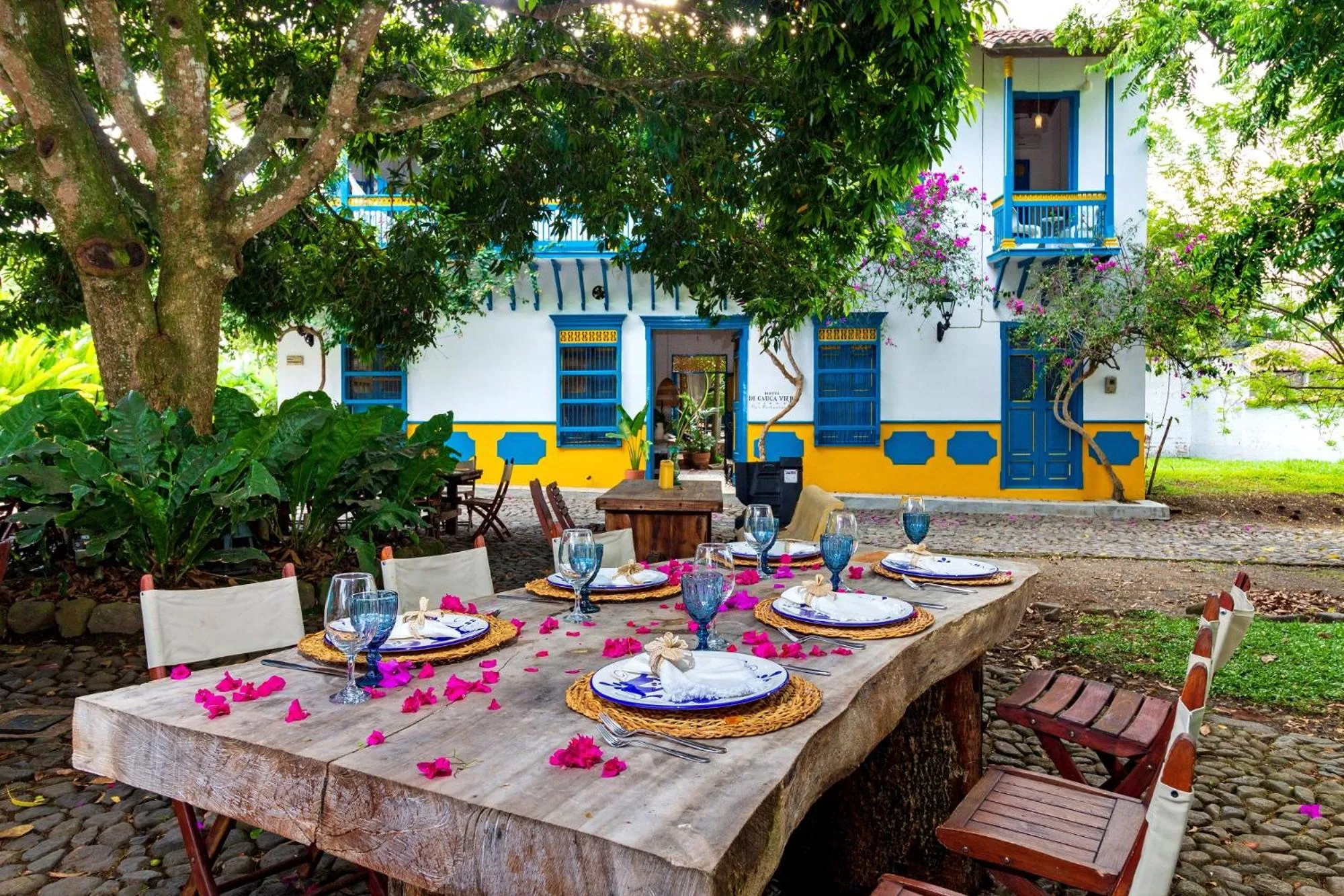 Dining area in Hotel Boutique Fundadores en Cauca Viejo