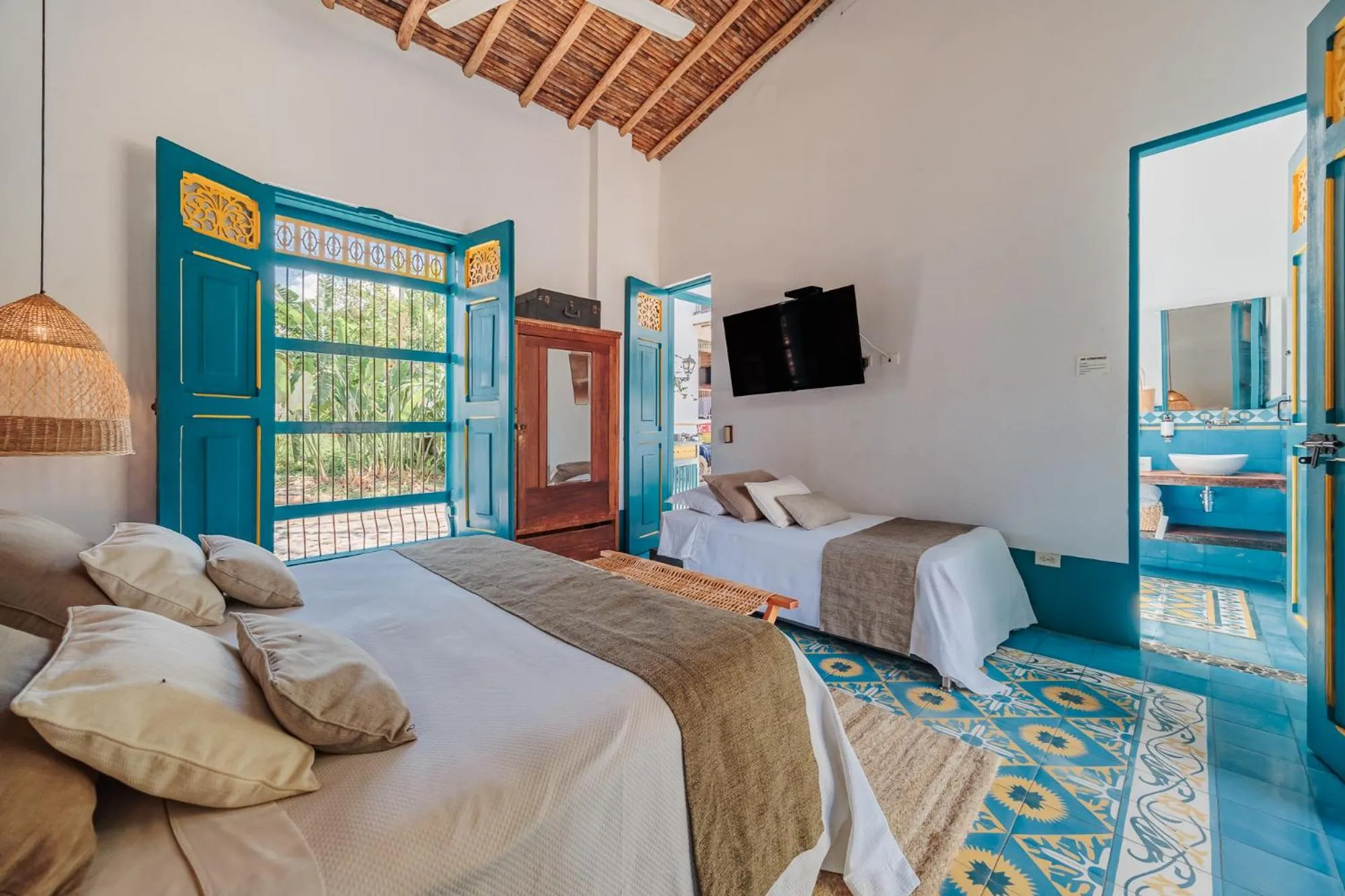 Bed in Hotel Boutique Fundadores en Cauca Viejo