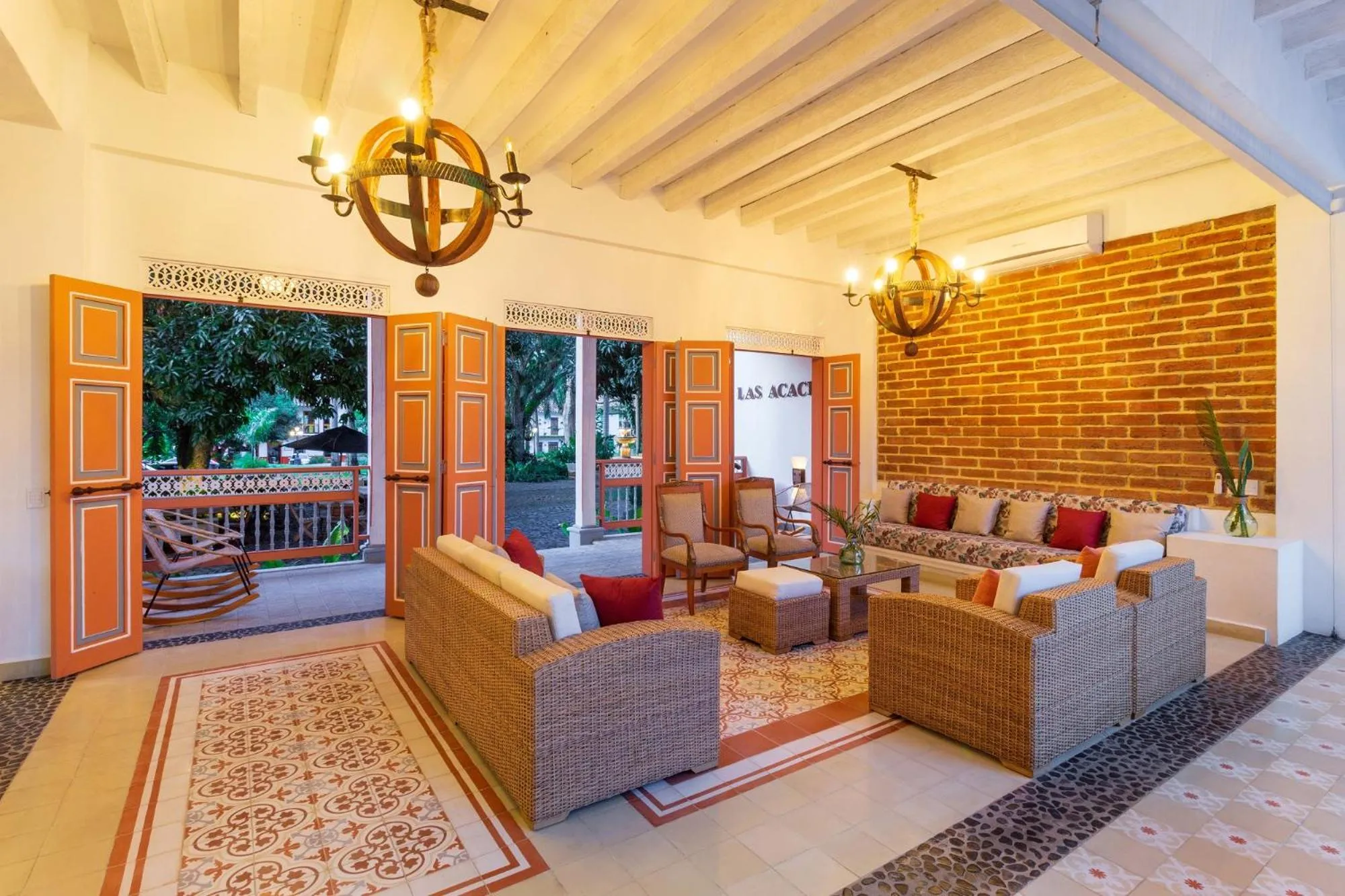 Seating area in Hotel Boutique Fundadores en Cauca Viejo