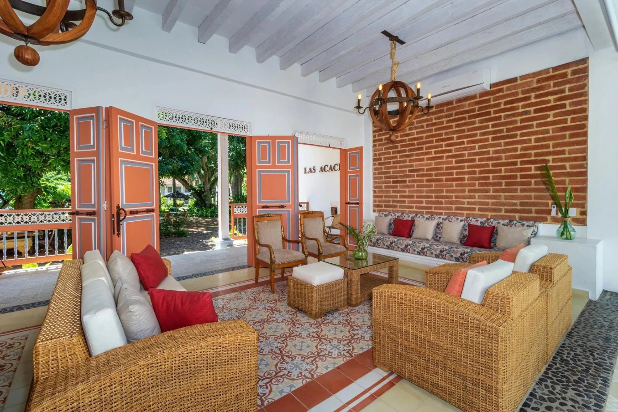 Seating area in Hotel Boutique Fundadores en Cauca Viejo