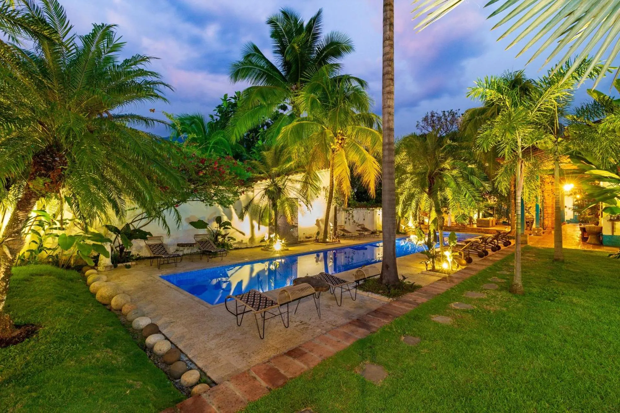 Swimming pool in Hotel Boutique Fundadores en Cauca Viejo