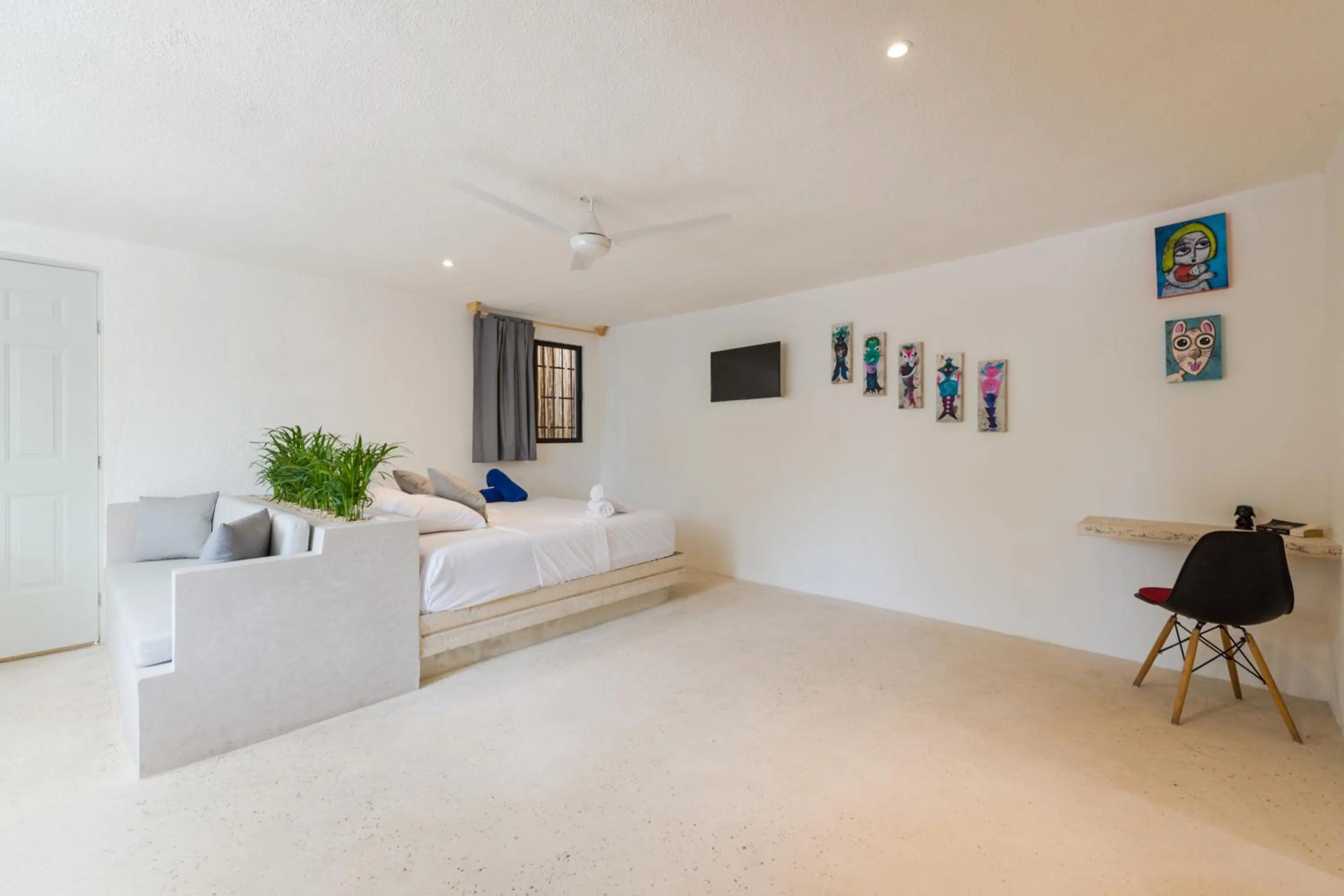 Living room, Bed in Art Studios