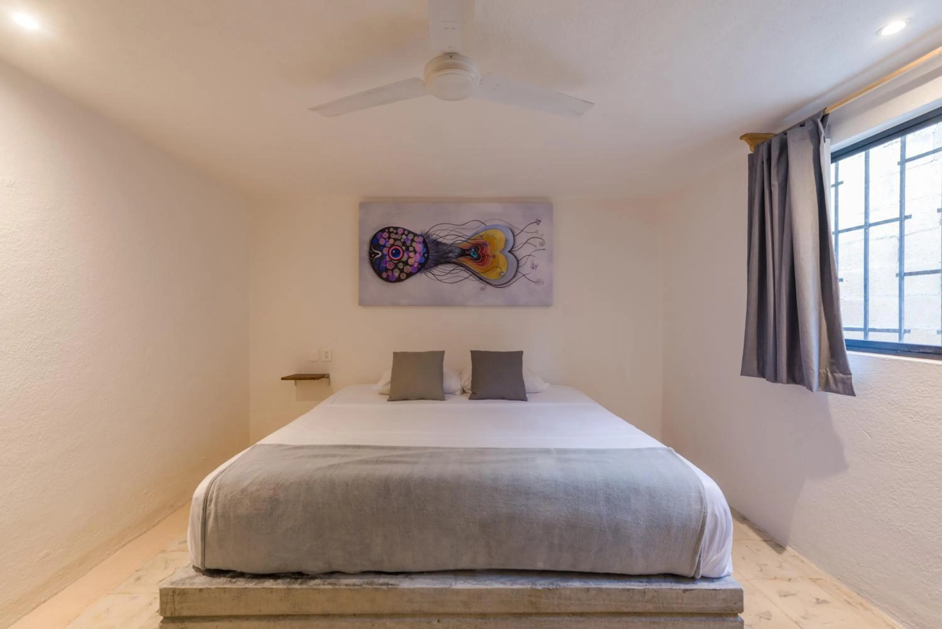 Decorative detail, Bed in Art Studios