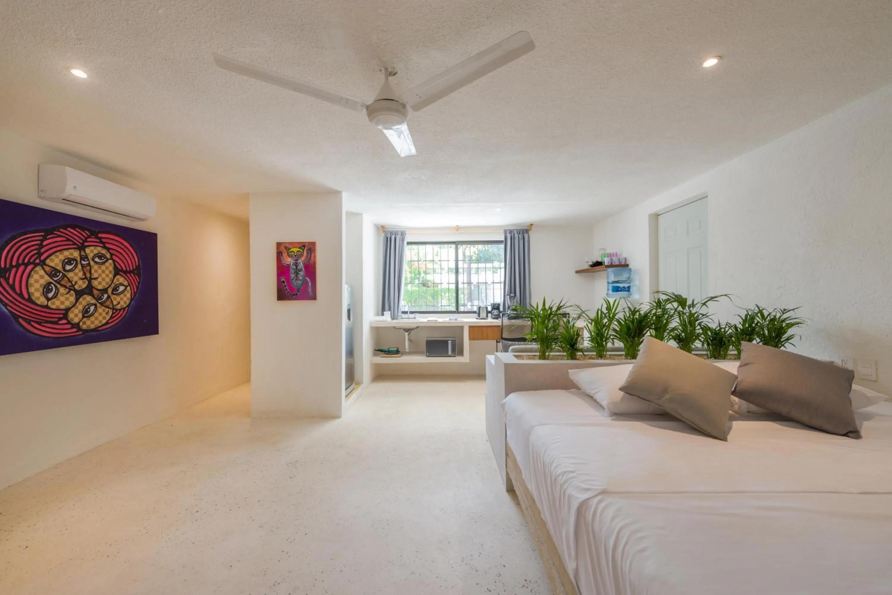 Kitchen or kitchenette, Bed in Art Studios