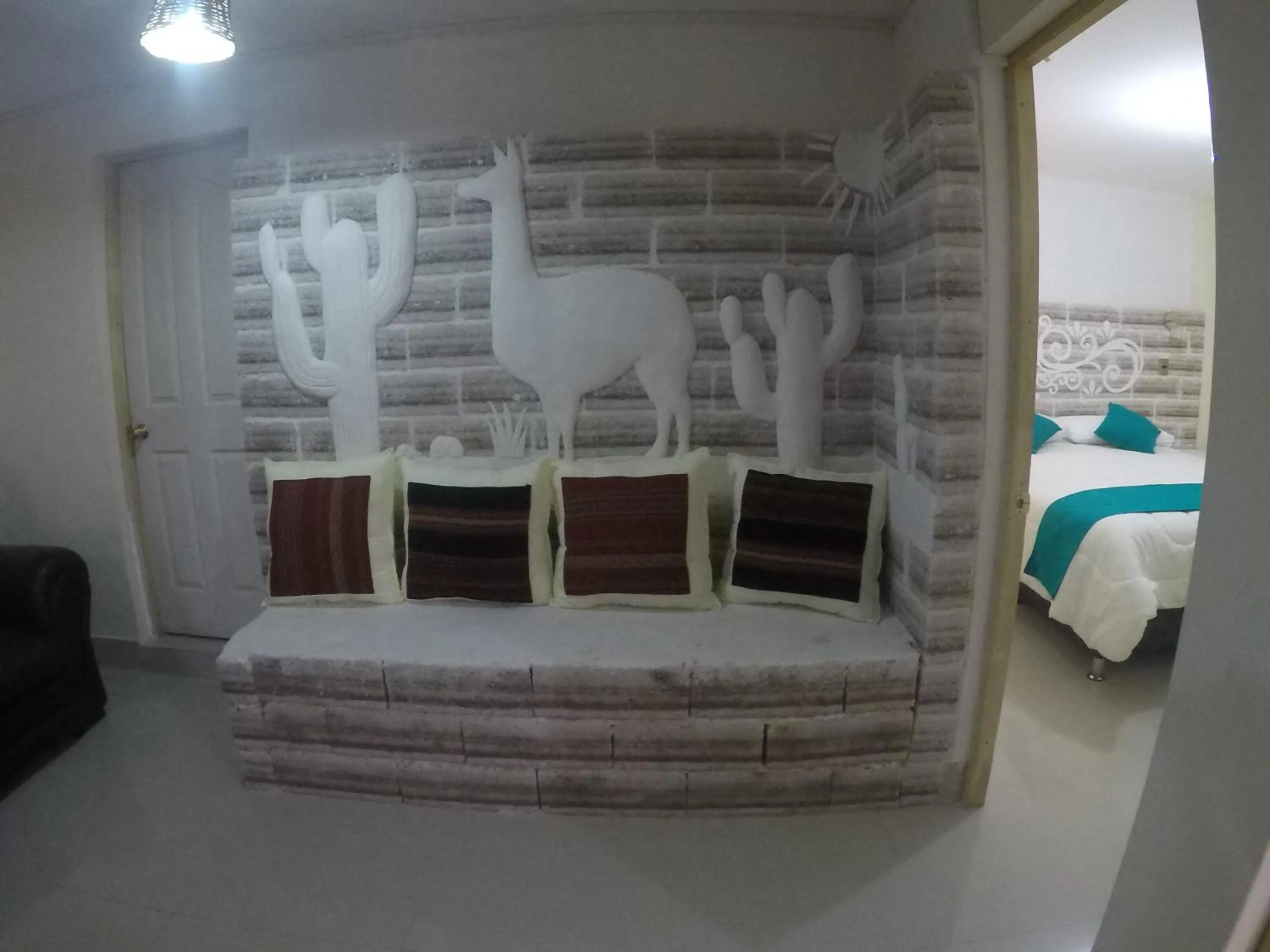 Living room in Hotel Kachi de Uyuni