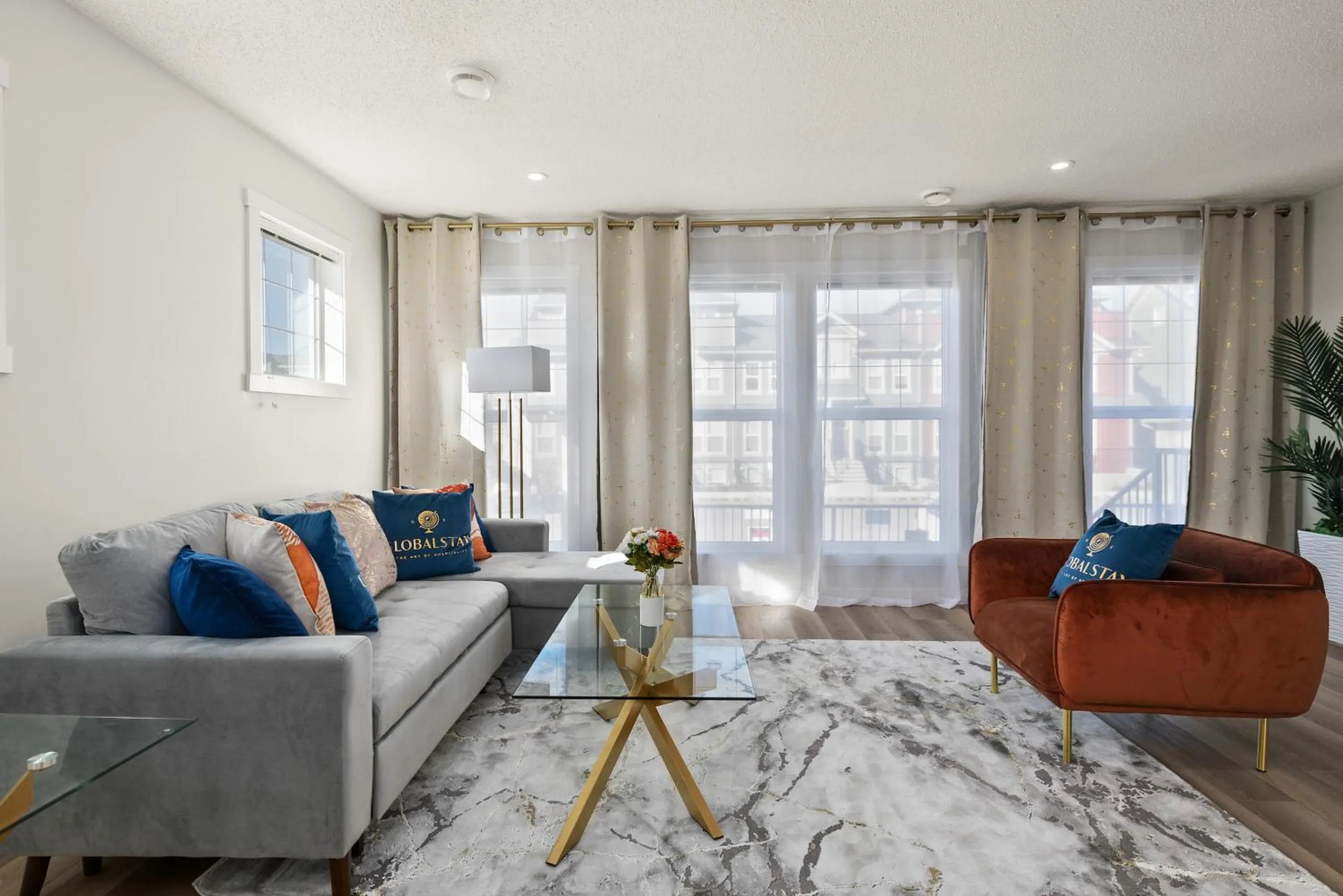 Living room in GLOBALSTAY New Apartments in Cranbrook Free street parking