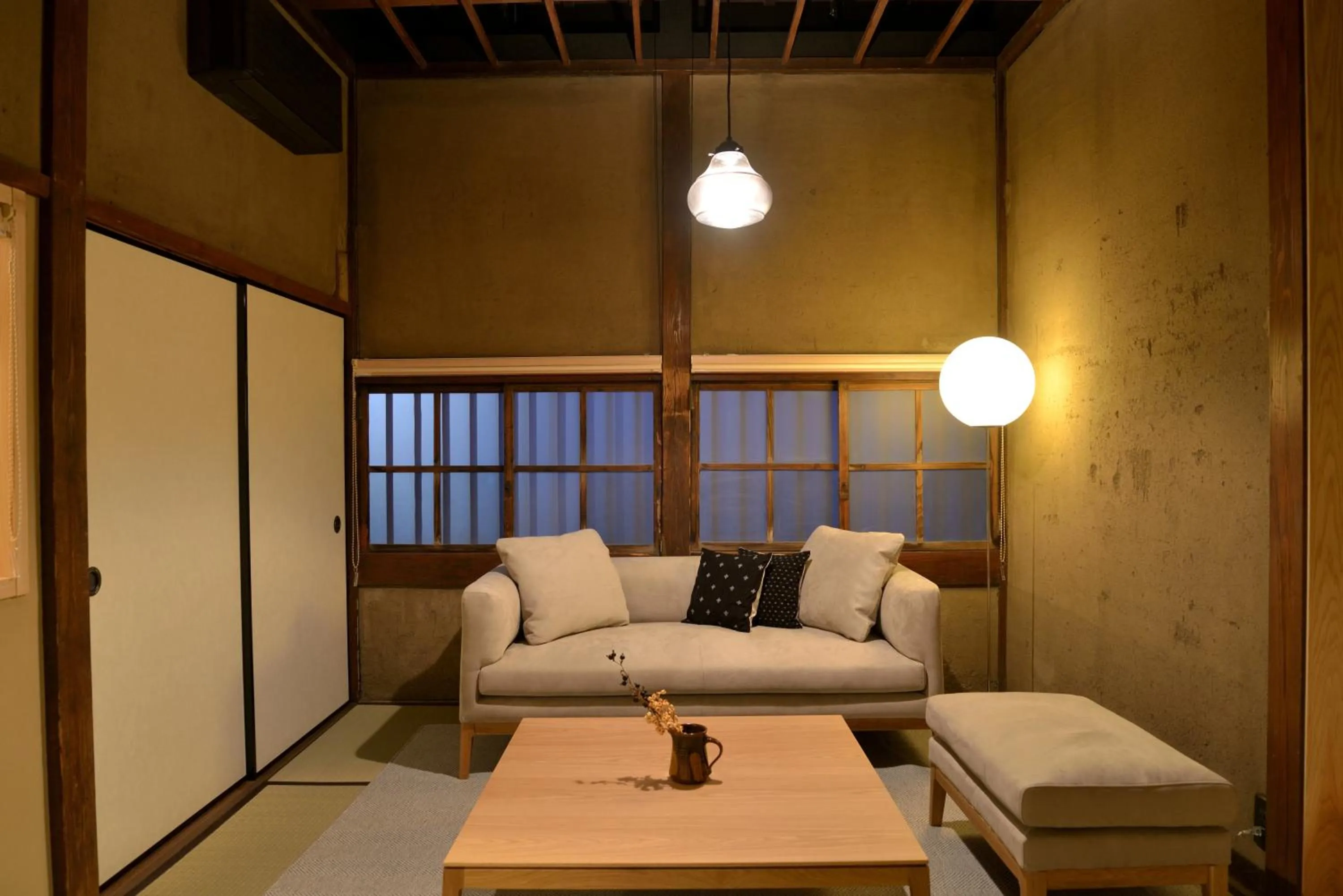 Living room in NIPPONIA HOTEL Yamefukushima Merchant Town