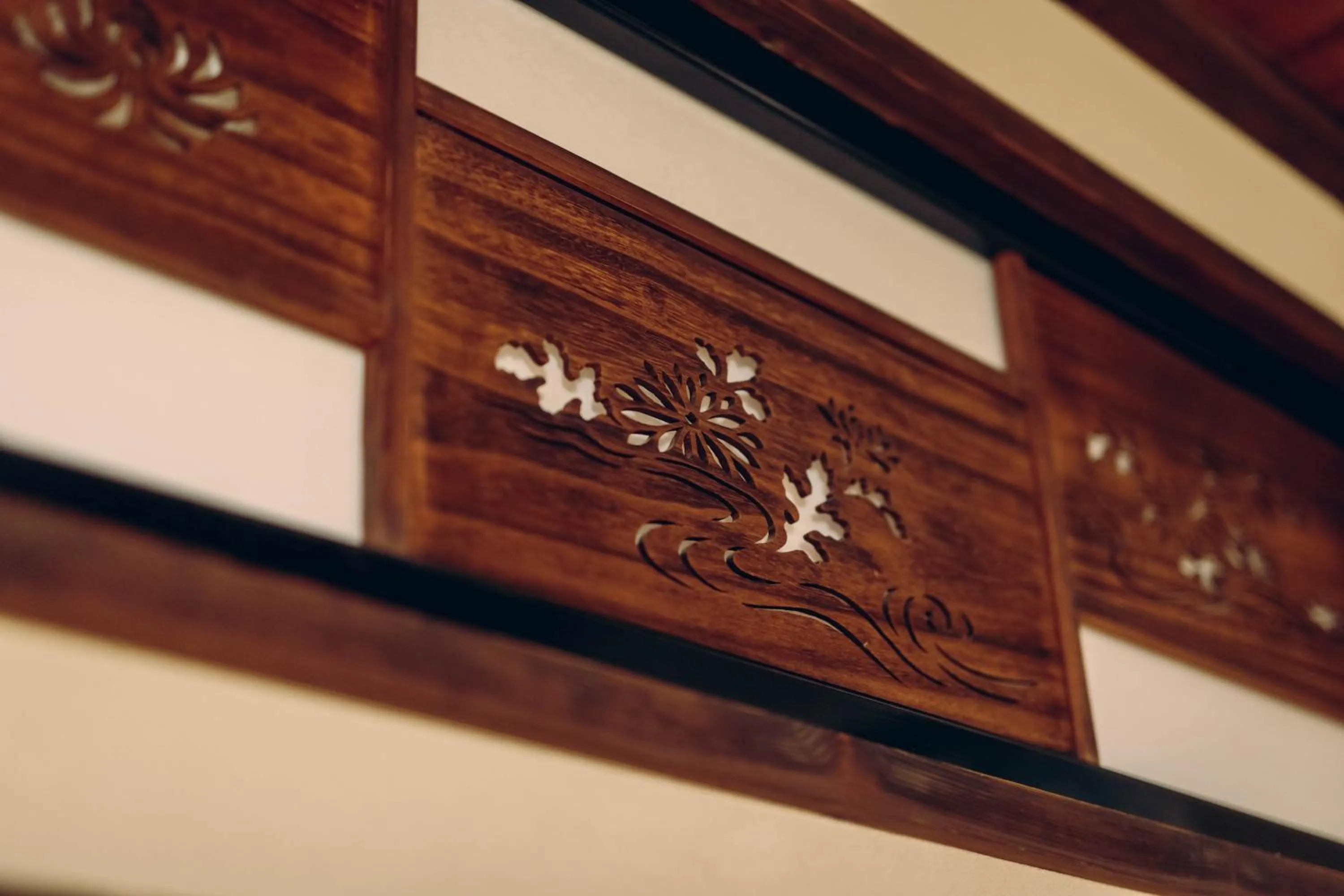 Decorative detail in NIPPONIA HOTEL Yamefukushima Merchant Town