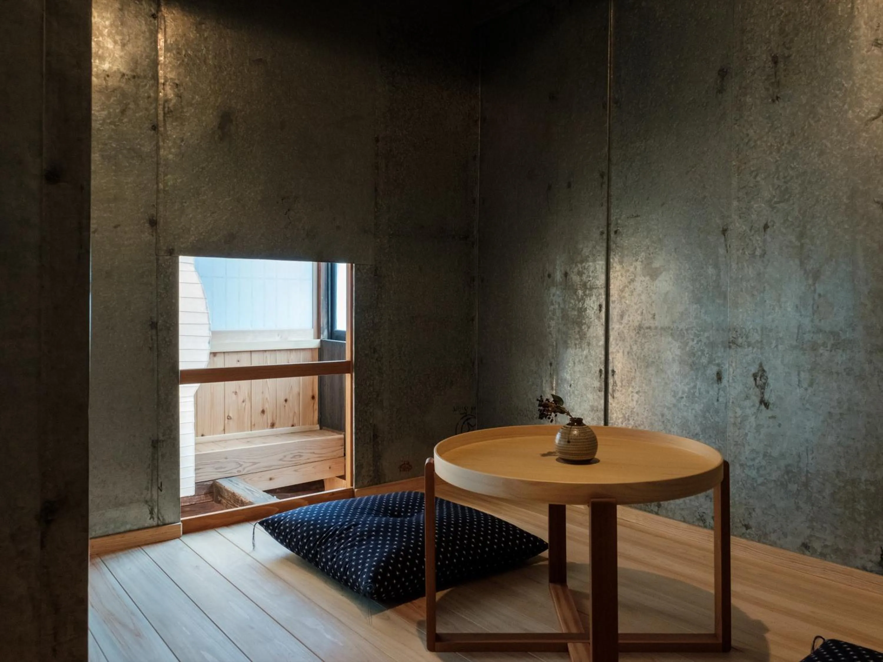 Seating area in NIPPONIA HOTEL Yamefukushima Merchant Town